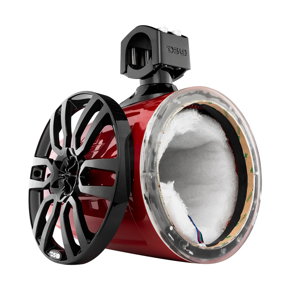 NXL 8" Marine and Powersports Empty Tower LED RGB Lights -Red - Image 4