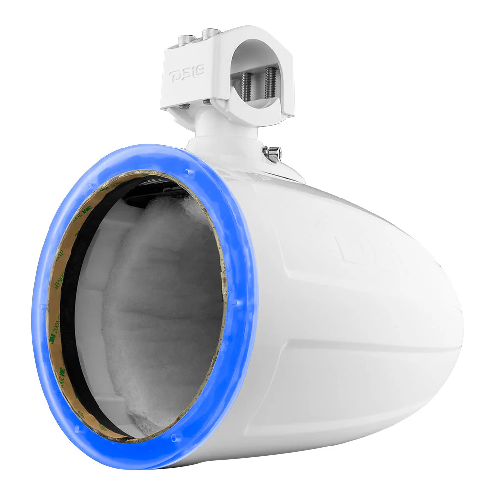 NXL 8" Marine and Powersports Empty Tower LED RGB Lights - White - Image 3