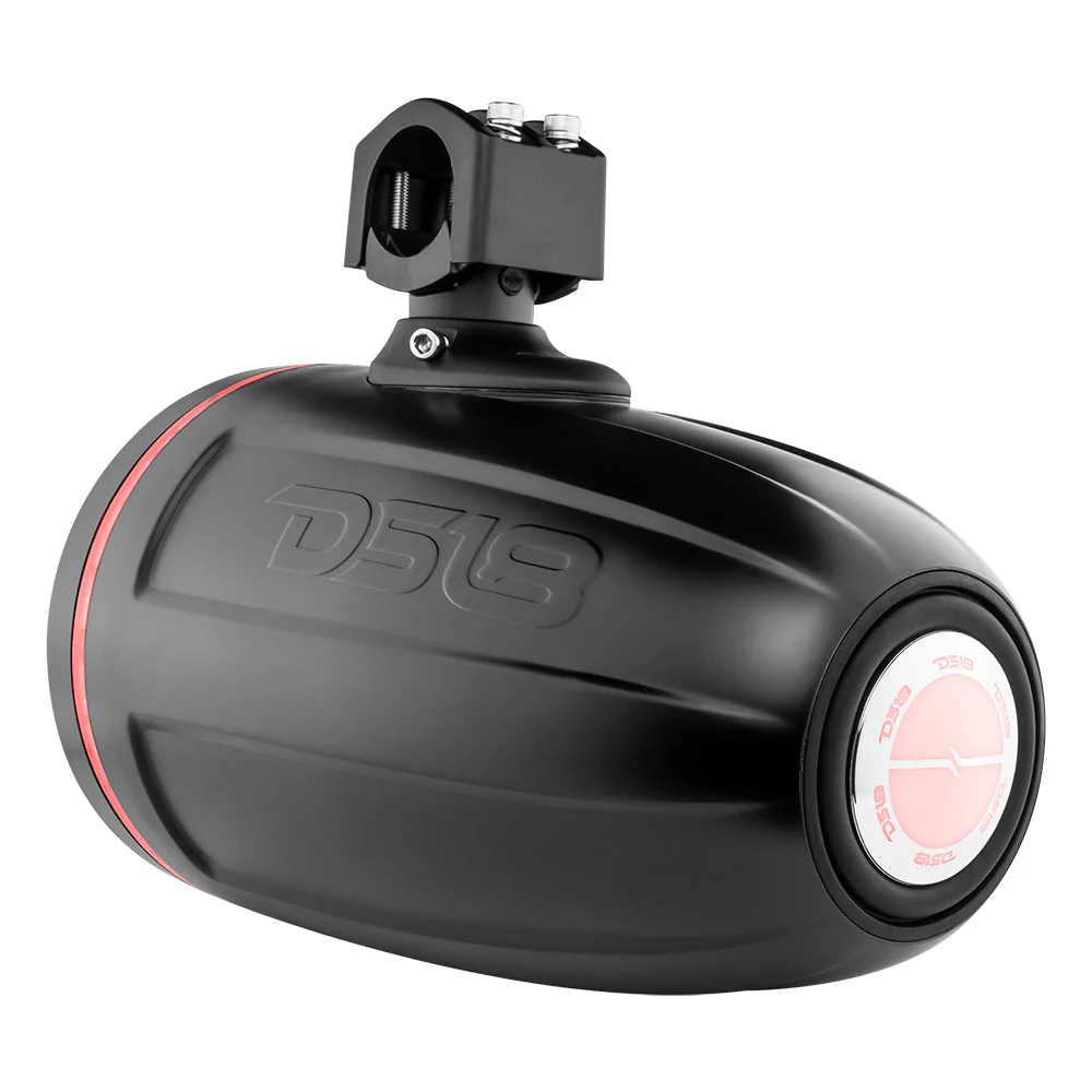 NXL 8" Neodymium Marine and Powersports Towers with Built-in Passive Radiator, 1" Driver and LED RGB Lights 180 Watts Rms -Black - Image 6