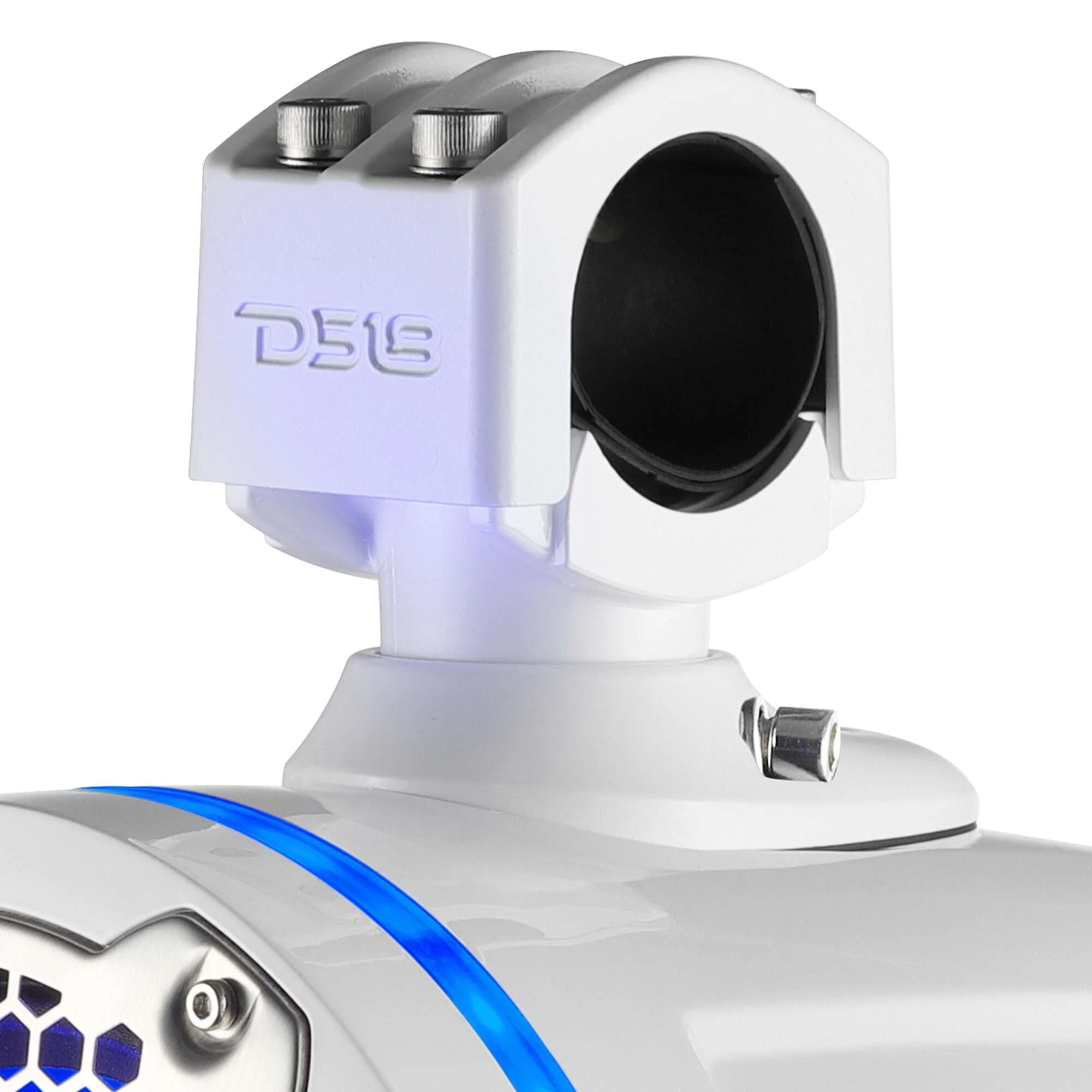 NXL 8" Neodymium Marine and Powersports Towers with Built-in Passive Radiator, 1" Driver and LED RGB Lights 180 Watts Rms -White - Image 3