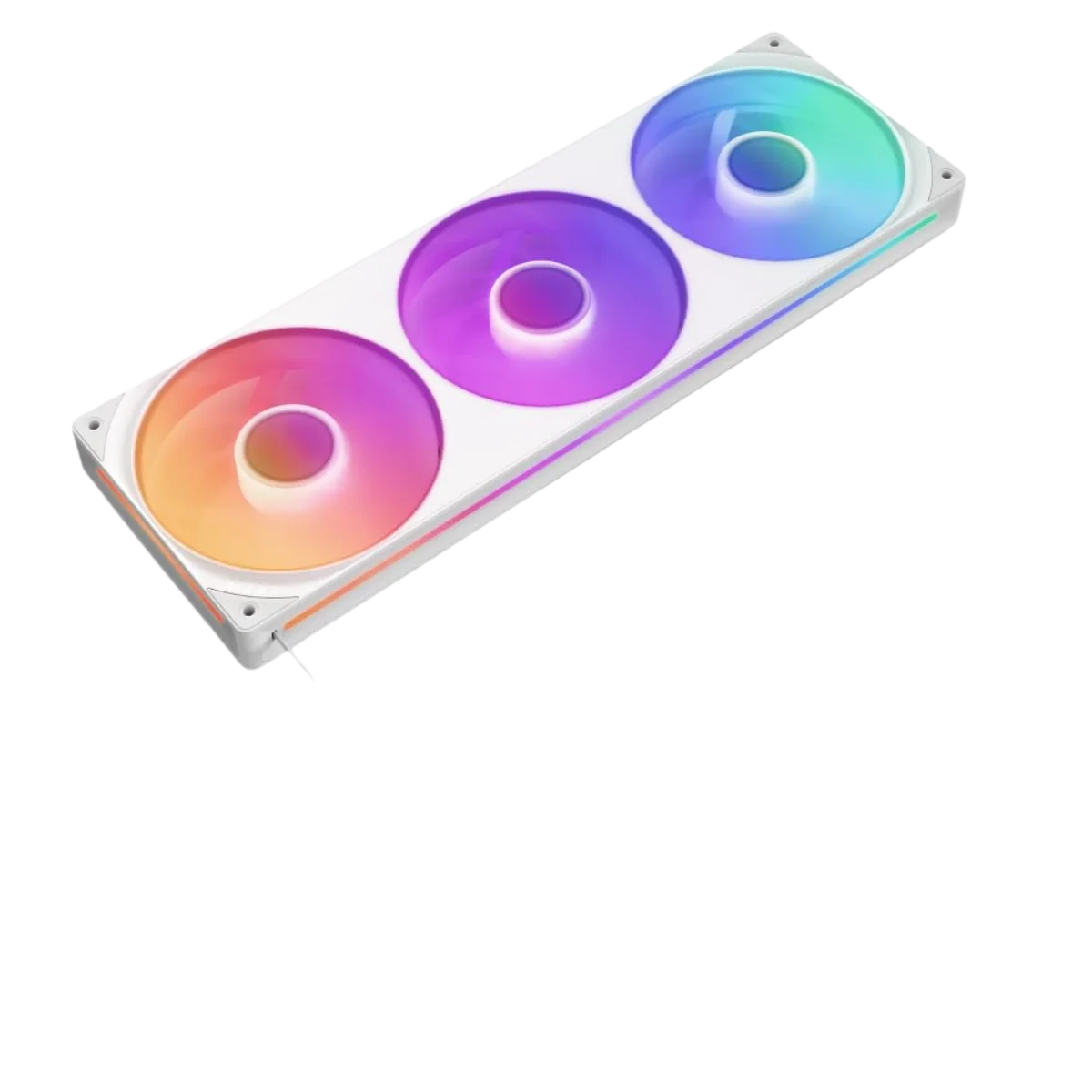 NZXT F360 RGB Core 360mm Fan Unit – White | High Airflow & aRGB - Image 2
