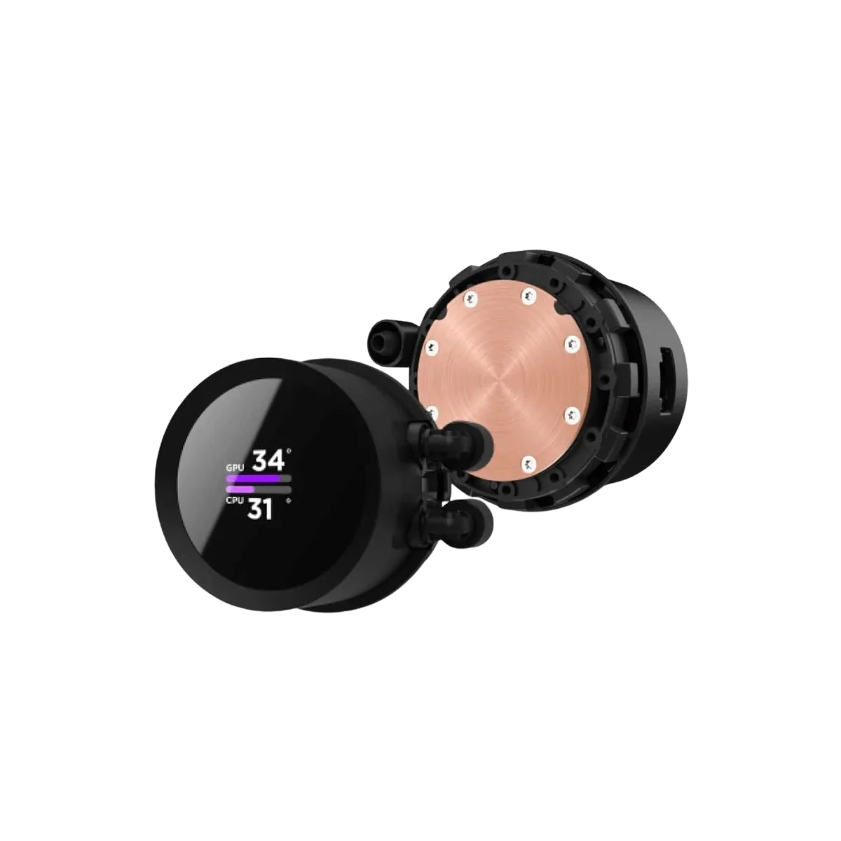 NZXT Kraken 240 AIO Liquid Cooler with LCD Black - Image 2