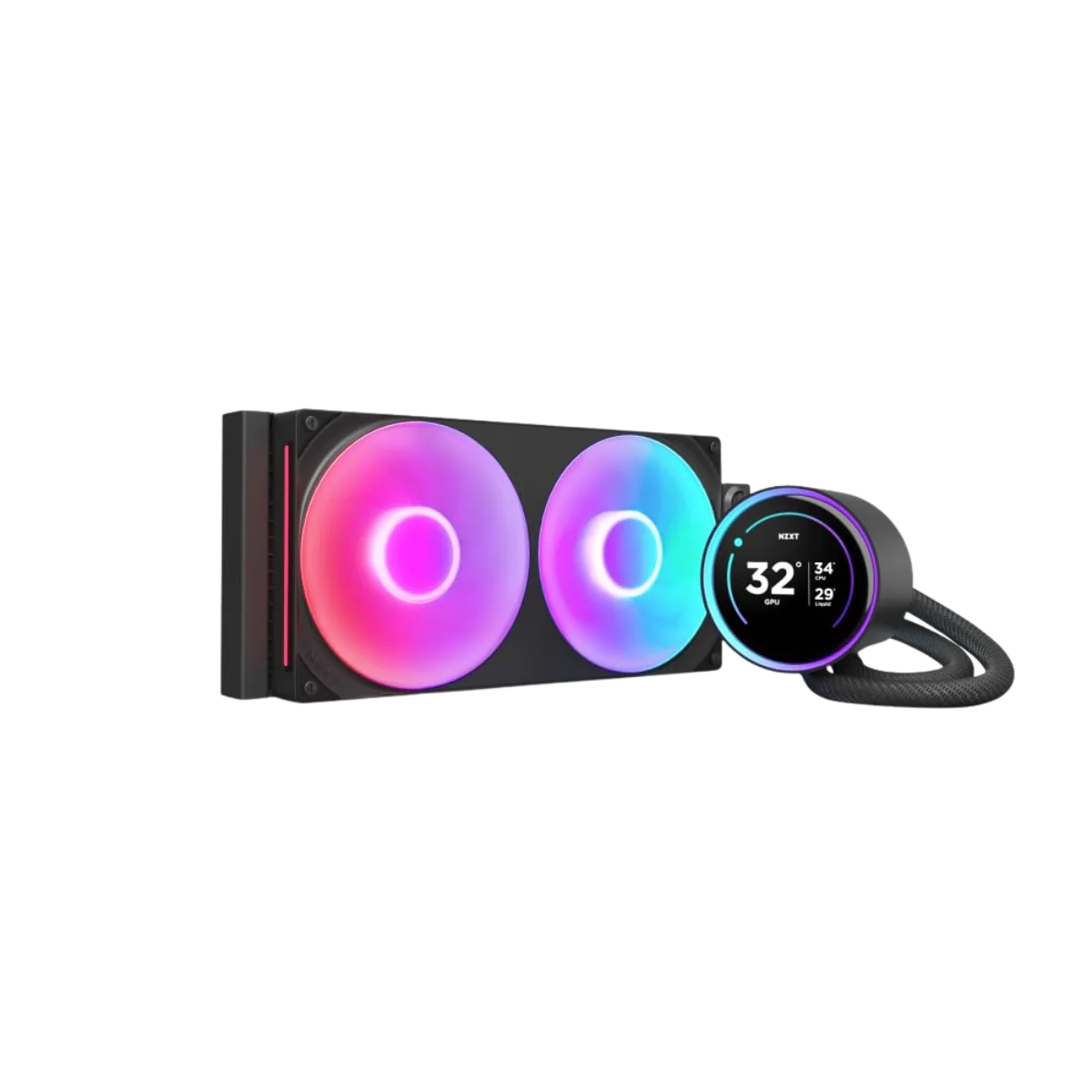 NZXT Kraken Elite 280 RGB (2024) AIO Cooler | 2.72” LCD, 280mm Radiator – Black - Image 4