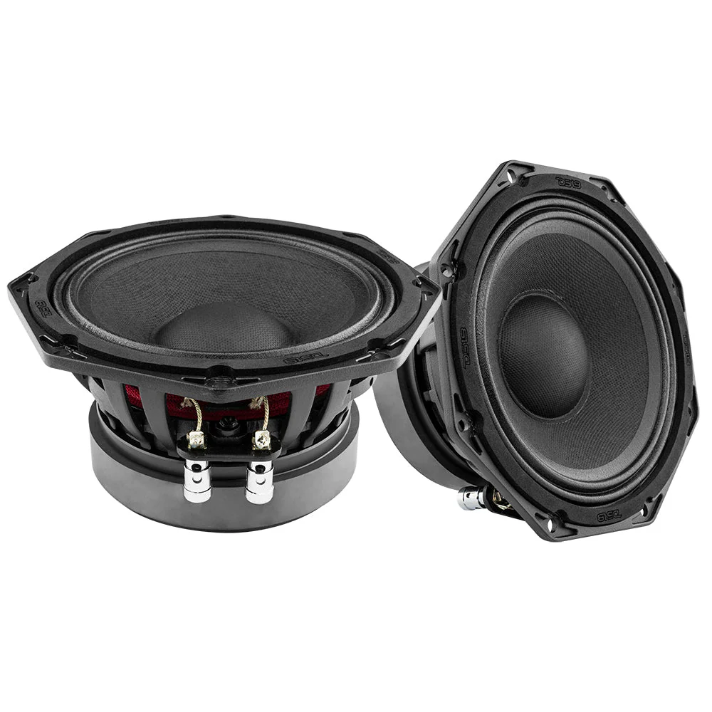Octagonal 6.5" Mid-Range Loudspeaker 300 Watts Rms 8-Ohm - Image 2