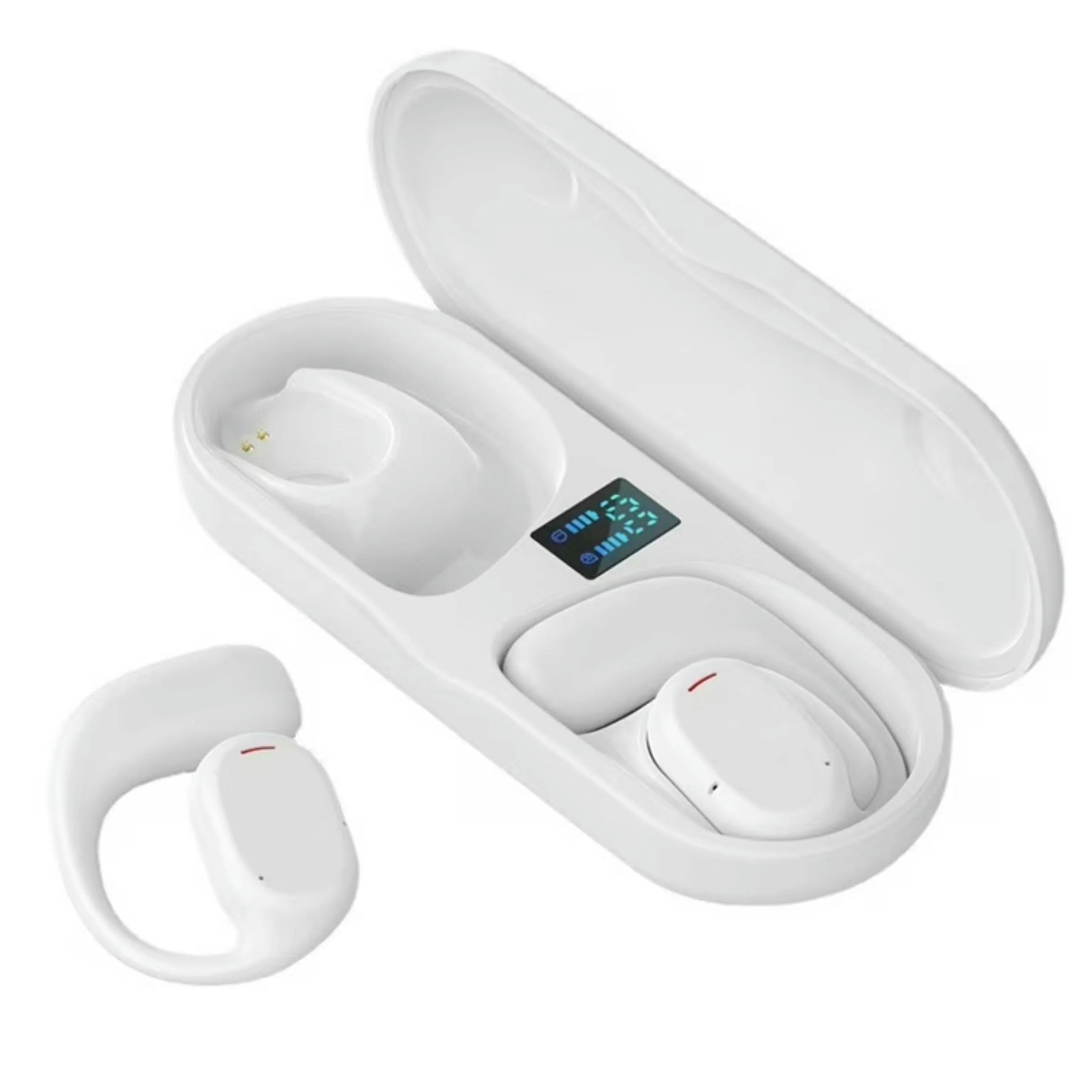Open-Ear Bone Conduction Wireless Headphones – Earbuds with Ear Hook and Non-Noise Cancelling Design - Image 2