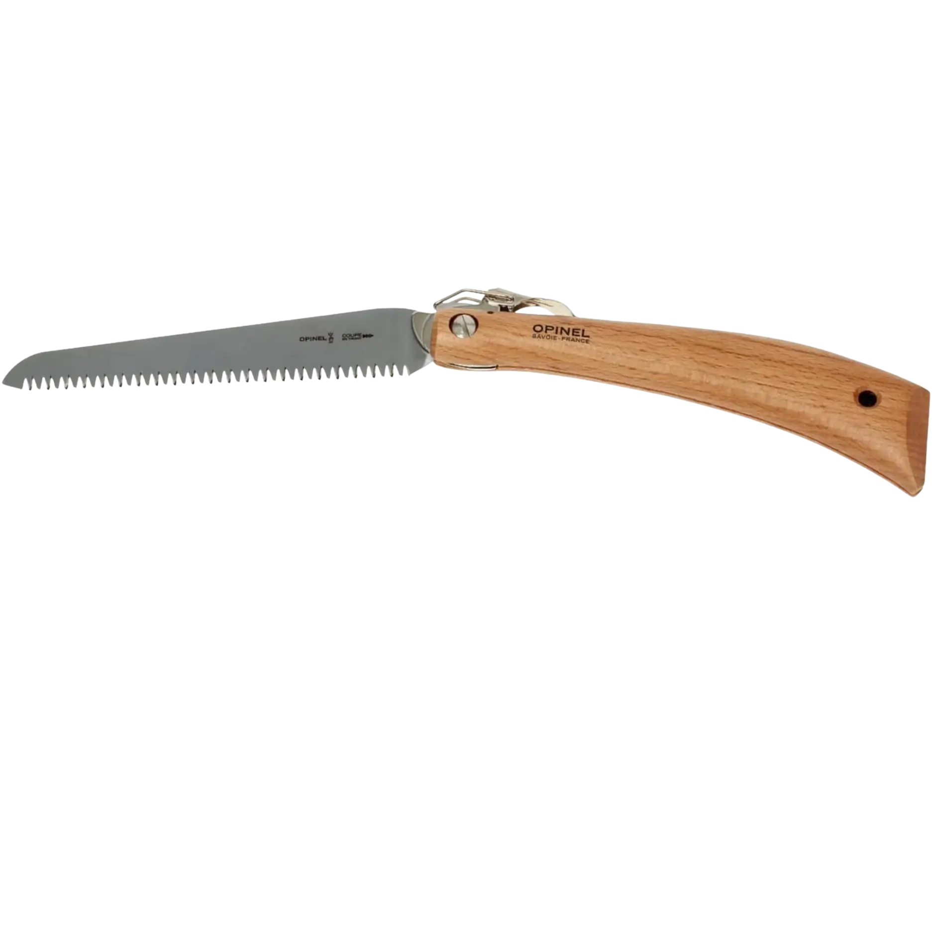 Opinel Folding Saw Carbon Steel with Beechwood Handle - Image 3