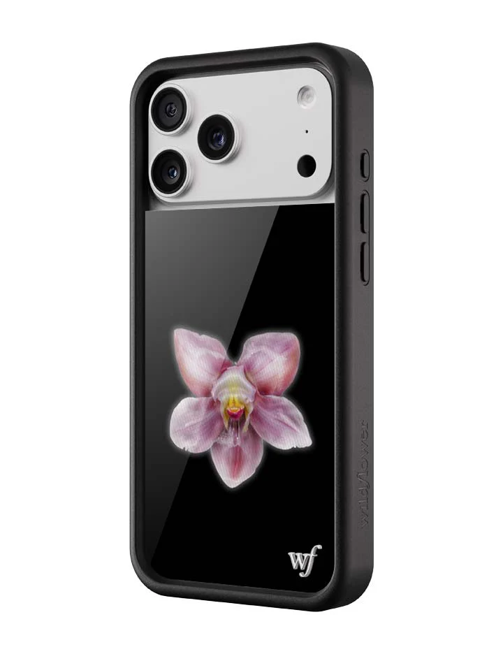 Orchid | Black iPhone Case - Image 2