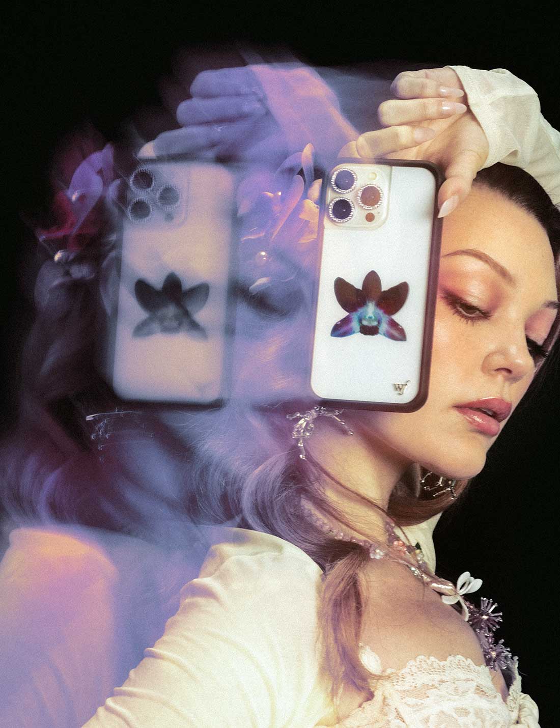 Orchid | White iPhone Case - Image 39
