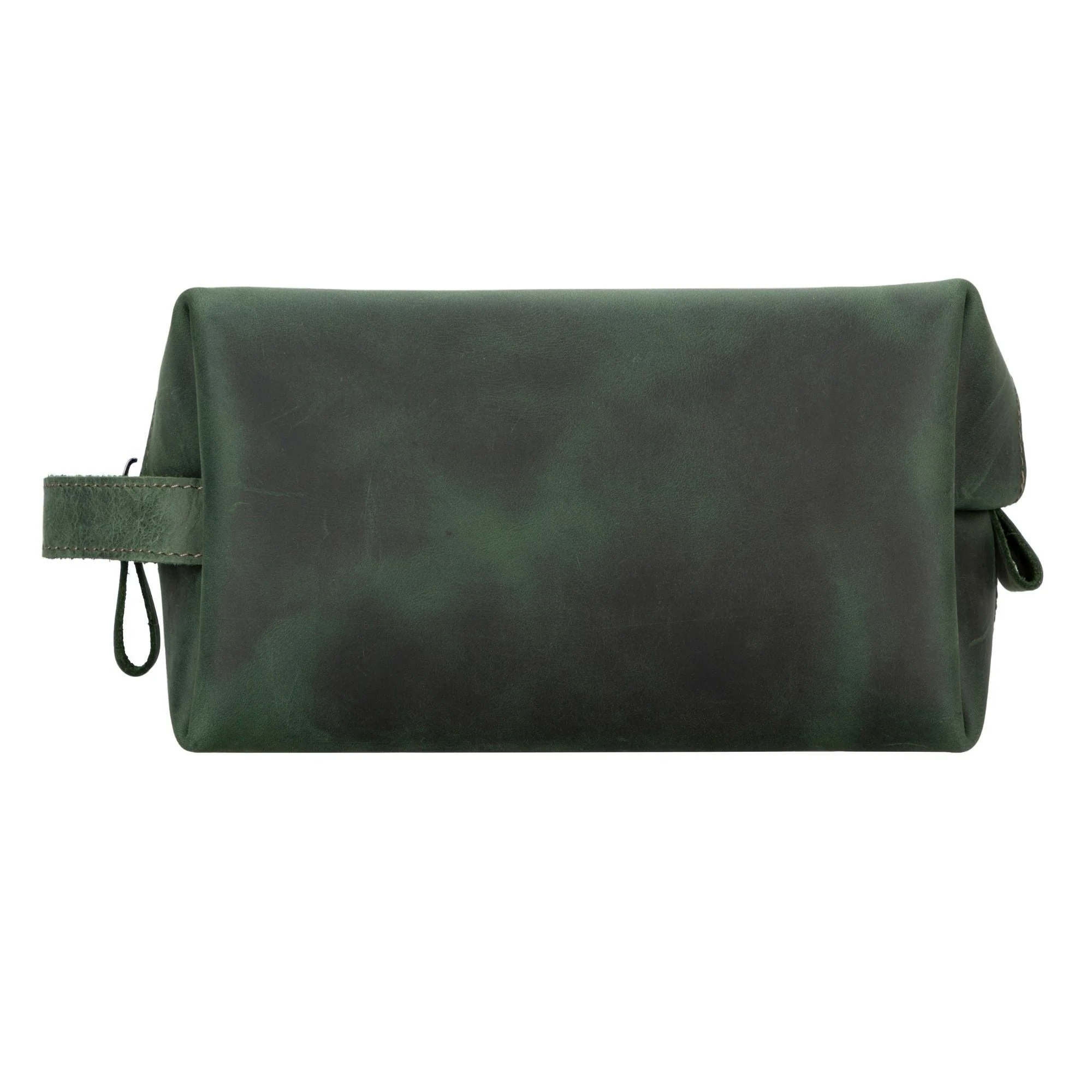 Oswego Men's Leather Dopp Kit & Small Travel Handbag - Image 13