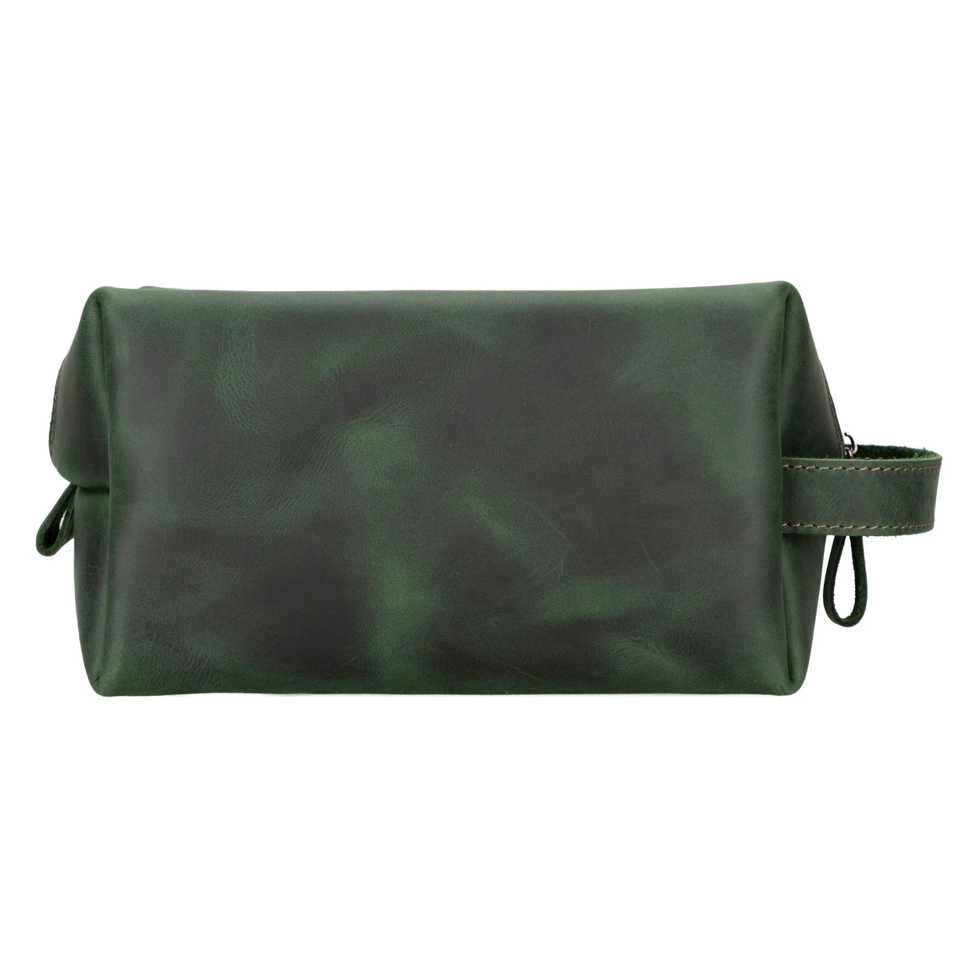 Oswego Men's Leather Dopp Kit & Small Travel Handbag - Image 14