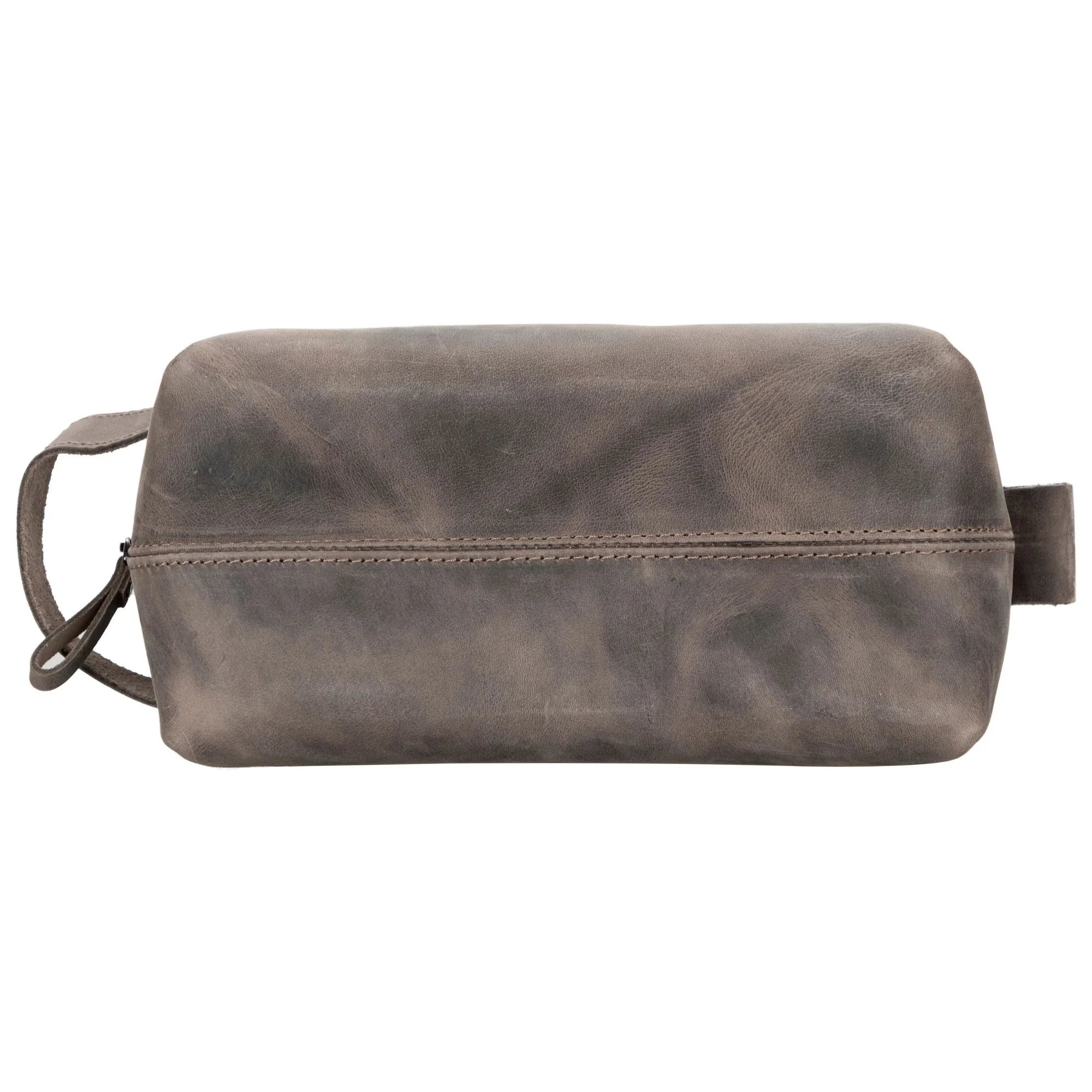 Oswego Men's Leather Dopp Kit & Small Travel Handbag - Image 27