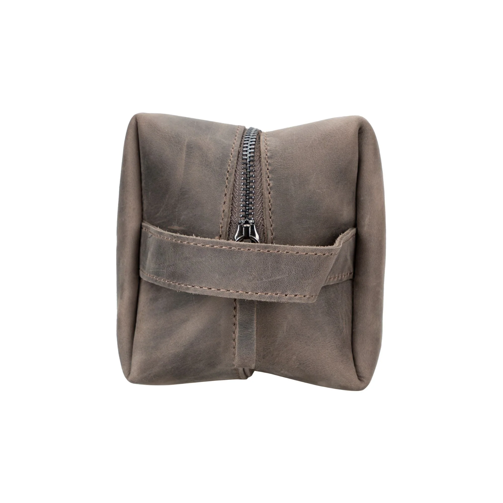 Oswego Men's Leather Dopp Kit & Small Travel Handbag - Image 28