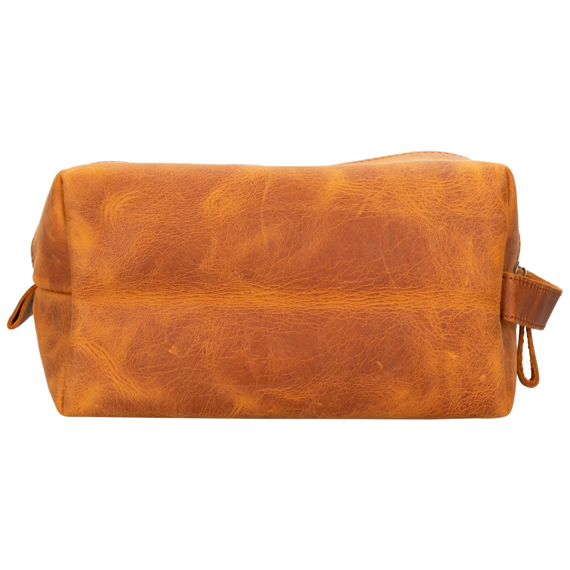 Oswego Men's Leather Dopp Kit & Small Travel Handbag - Image 37