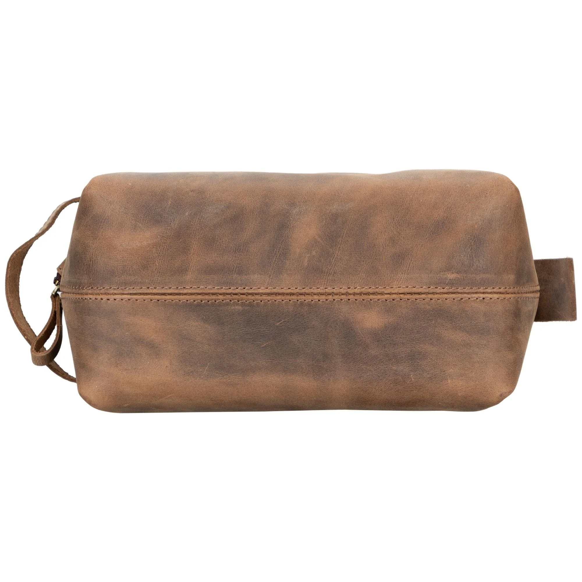Oswego Men's Leather Dopp Kit & Small Travel Handbag - Image 44