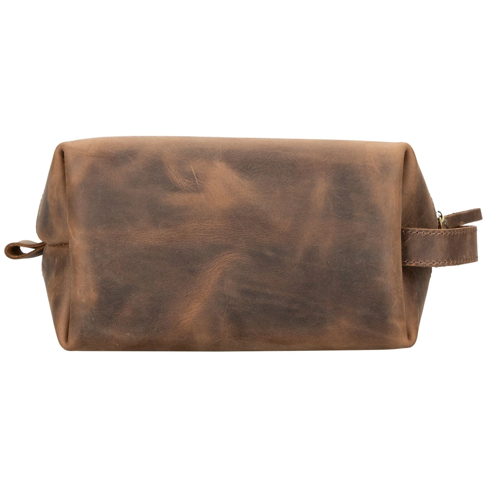 Oswego Men's Leather Dopp Kit & Small Travel Handbag - Image 46