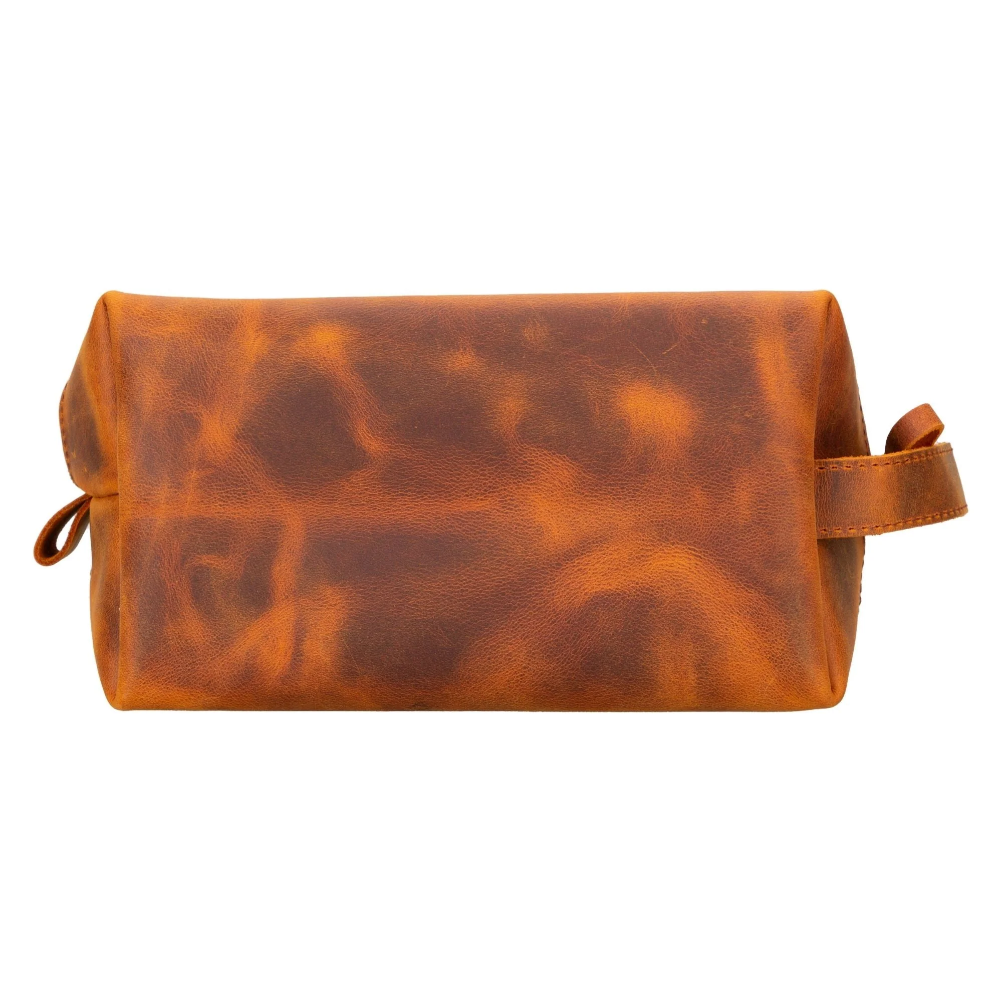 Oswego Men's Leather Dopp Kit & Small Travel Handbag - Image 61