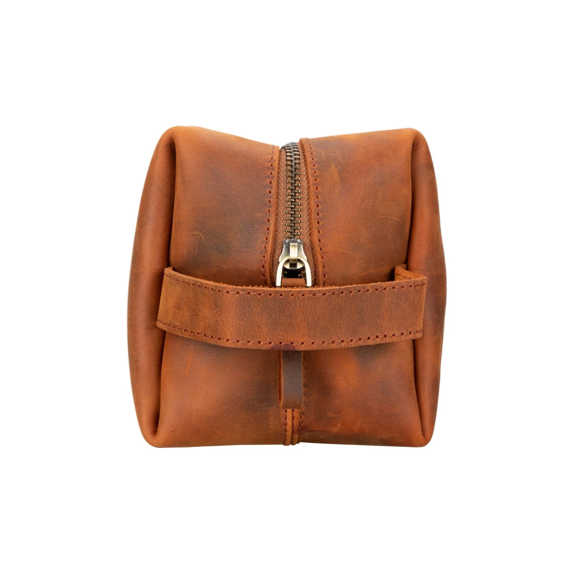Oswego Men's Leather Dopp Kit & Small Travel Handbag - Image 68