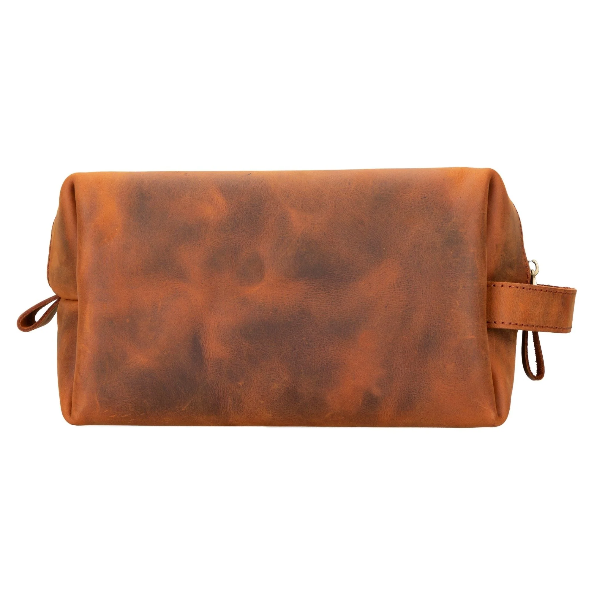 Oswego Men's Leather Dopp Kit & Small Travel Handbag - Image 69
