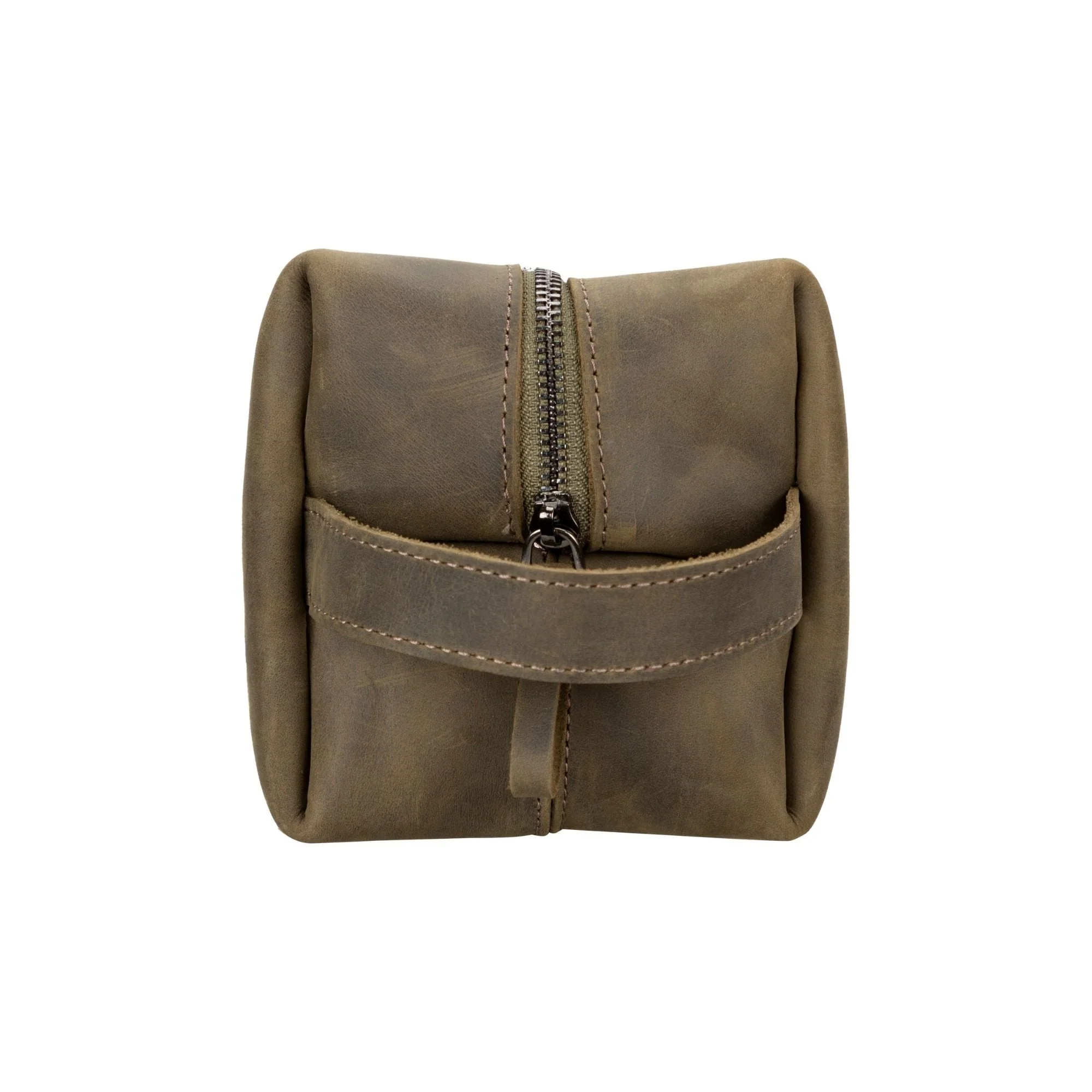 Oswego Men's Leather Dopp Kit & Small Travel Handbag - Image 77