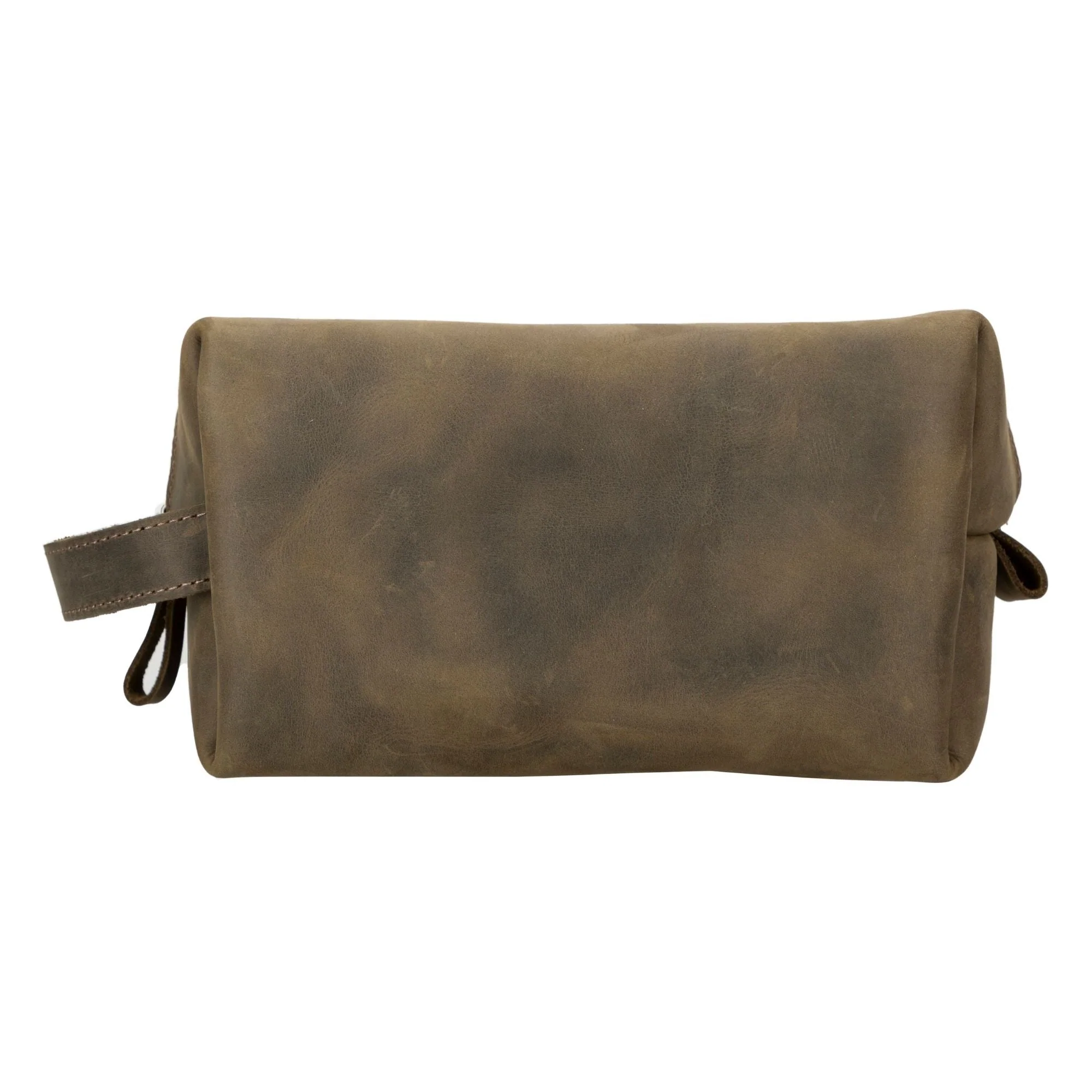 Oswego Men's Leather Dopp Kit & Small Travel Handbag - Image 79