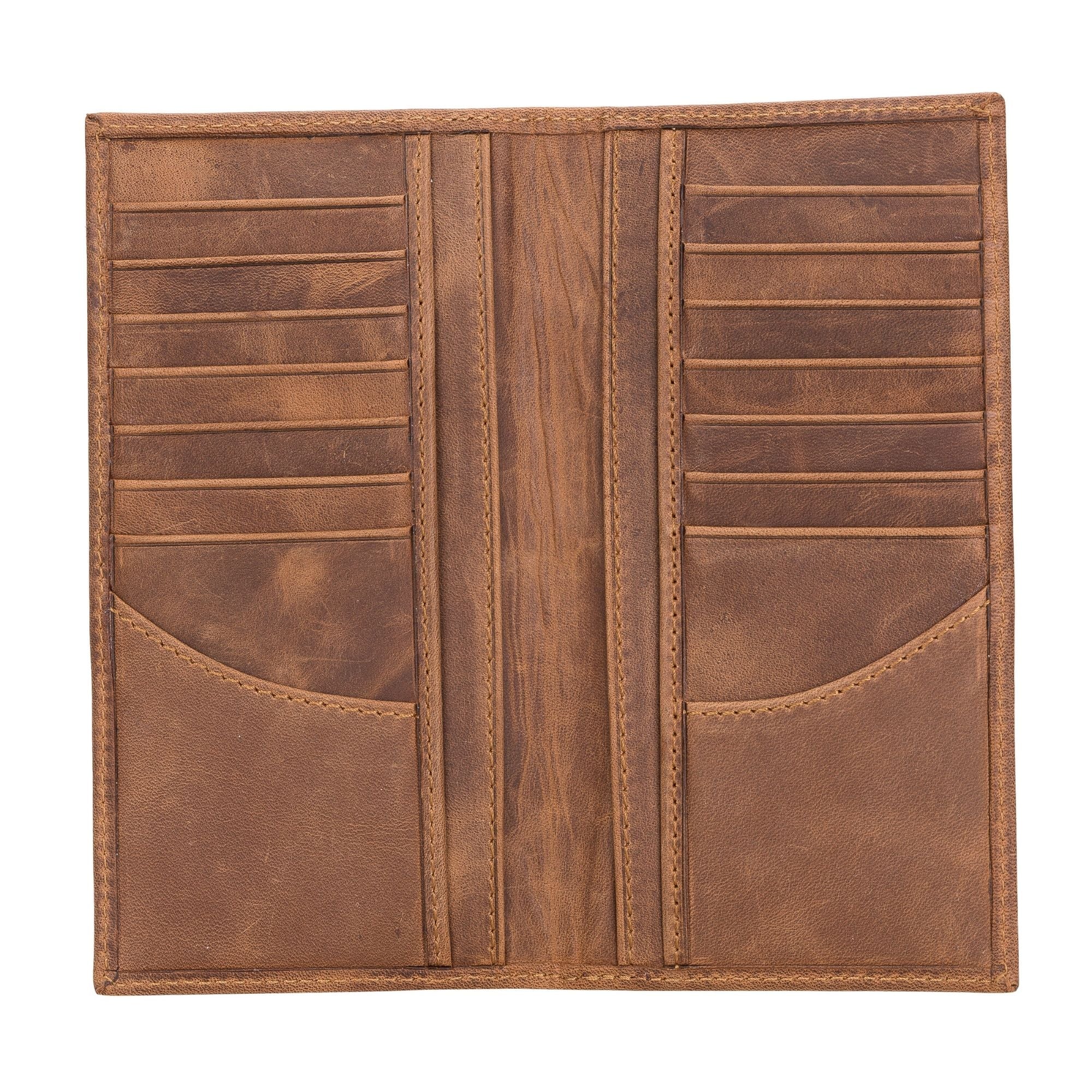 Ouray Handmade Full-Grain Leather Long Wallet for Men and Women - Image 14