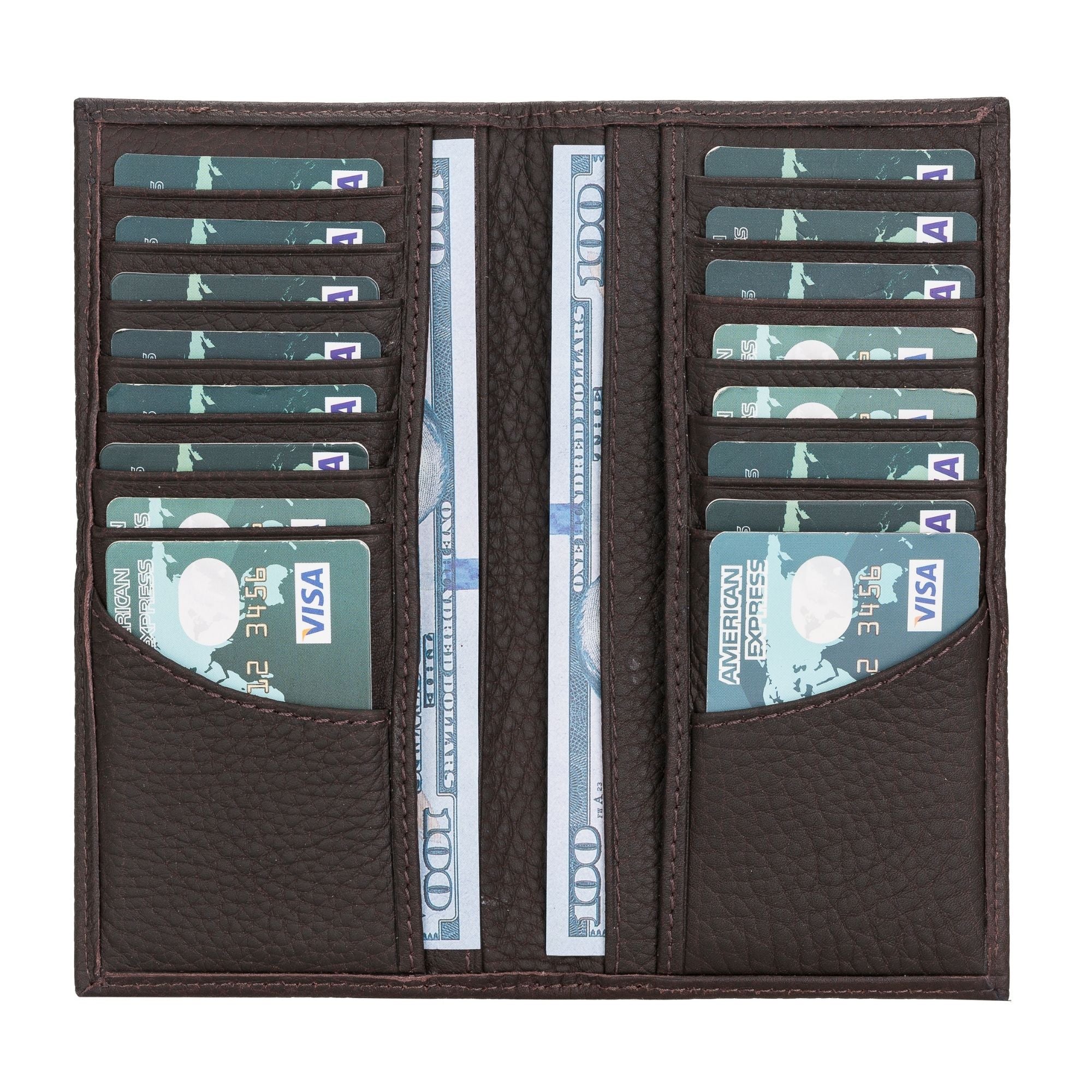 Ouray Handmade Full-Grain Leather Long Wallet for Men and Women - Image 22