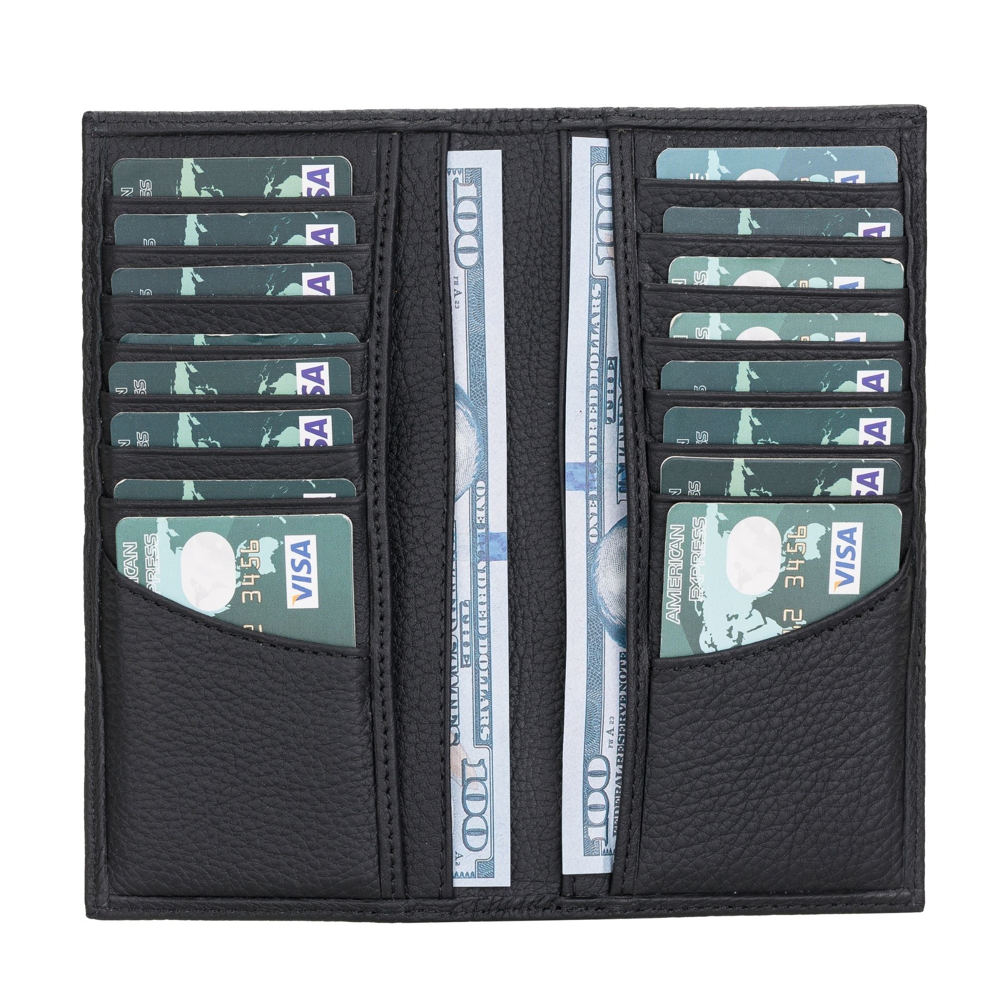 Ouray Handmade Full-Grain Leather Long Wallet for Men and Women - Image 27