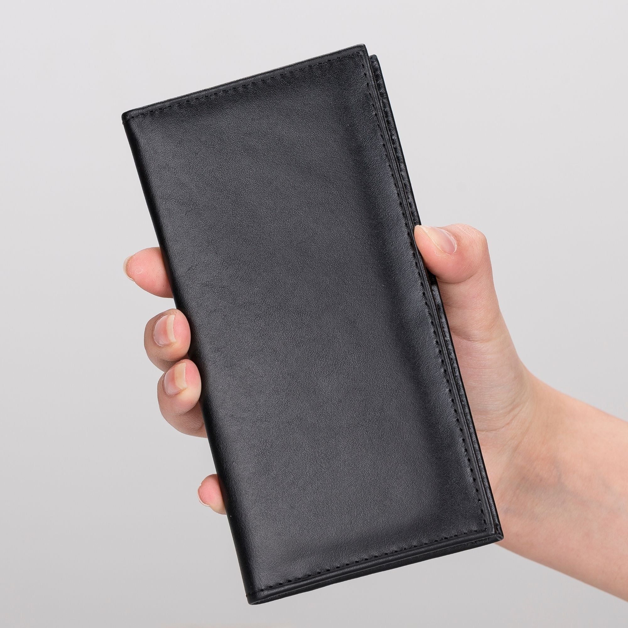 Ouray Handmade Full-Grain Leather Long Wallet for Men and Women - Image 6