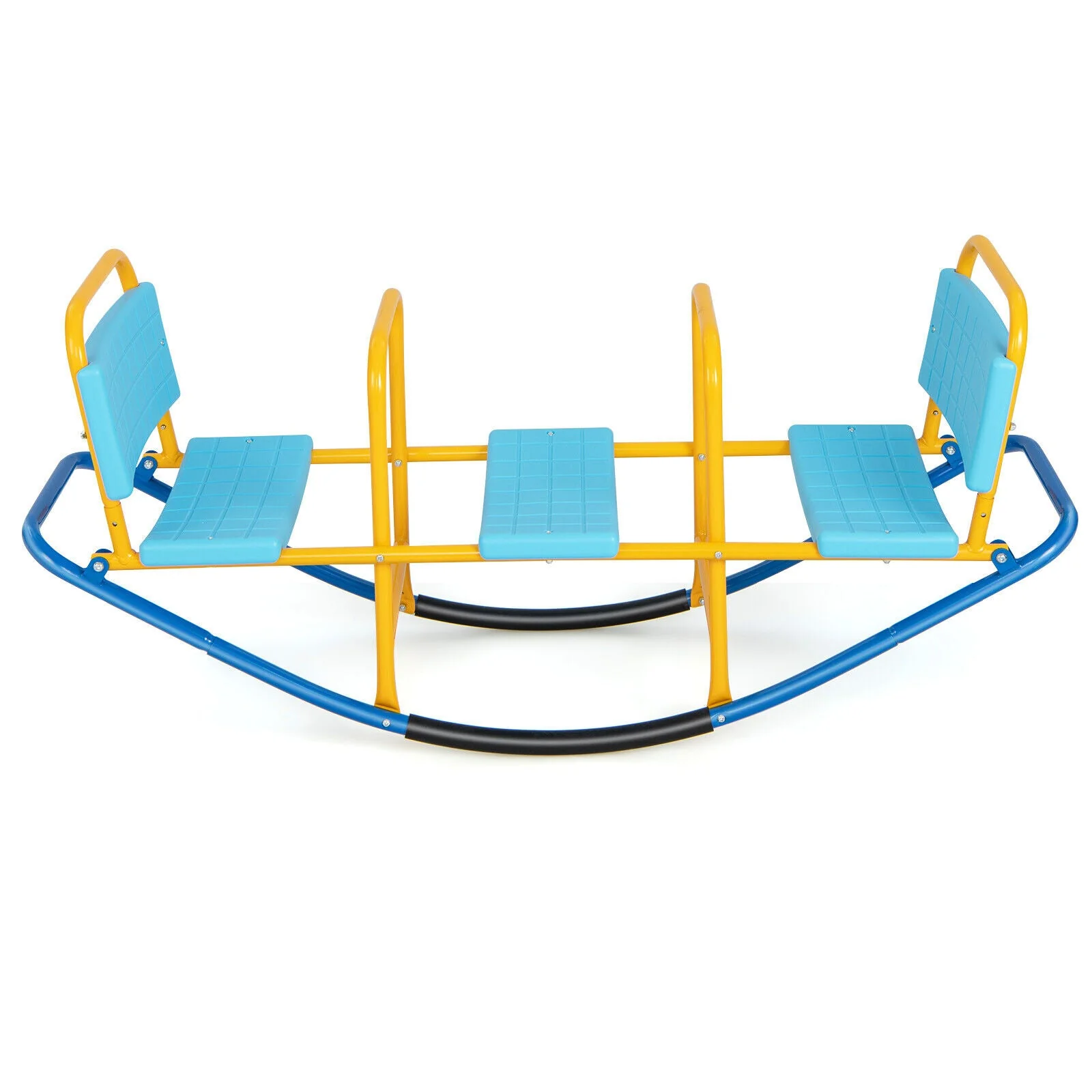 Outdoor Kids Seesaw Swivel Teeter for 3 to 8 Years Old-Blue - Image 4
