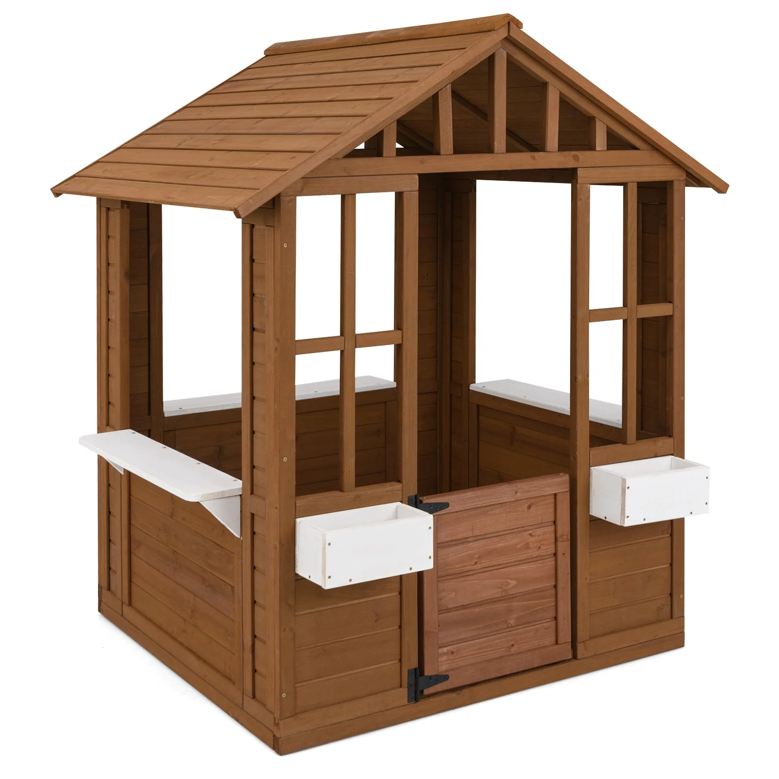 Outdoor Playhouse with Serving Stations and Door for 2+ Years Old - Image 3