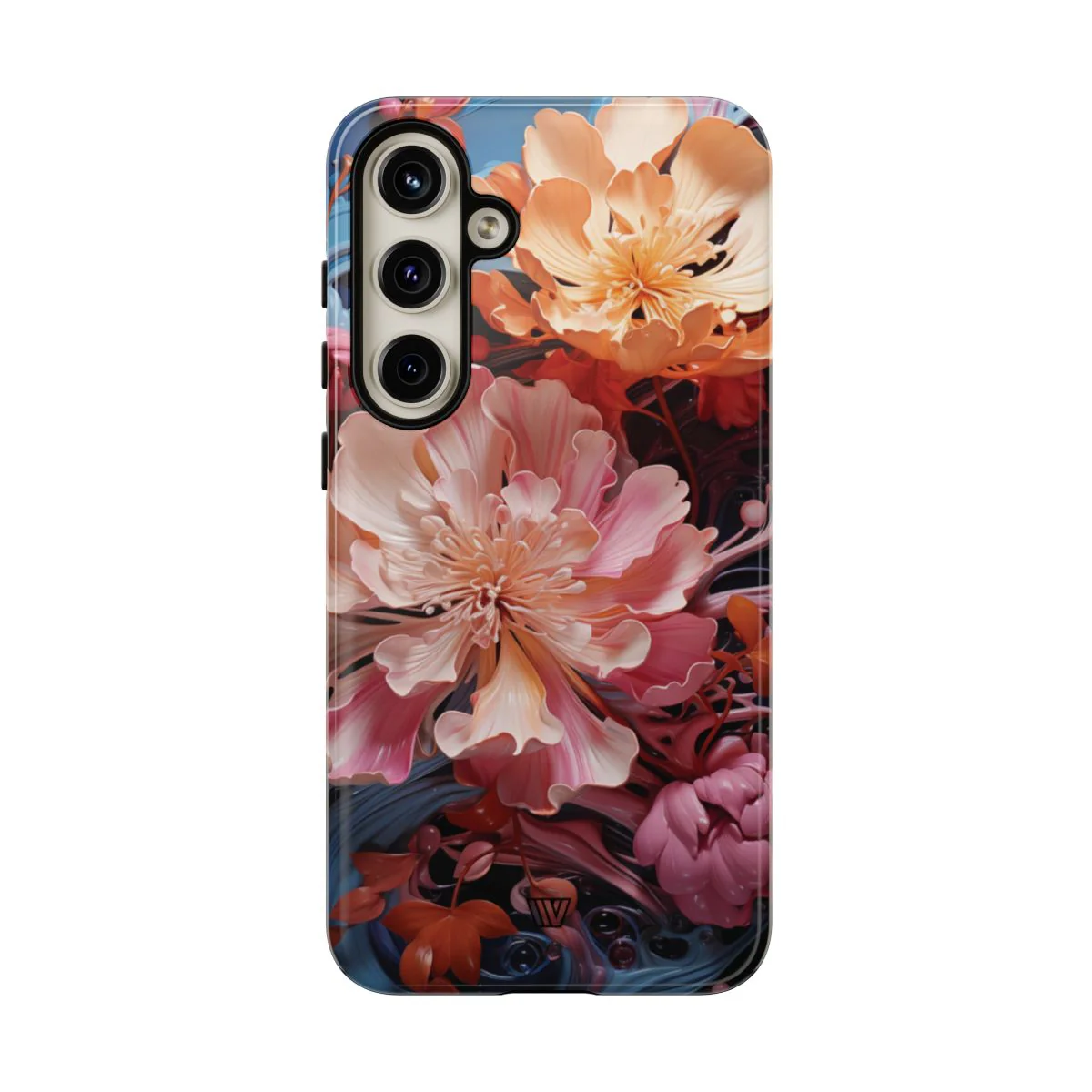 PAINT SWIRL FLOWERS | Tough Phone Case - Image 100
