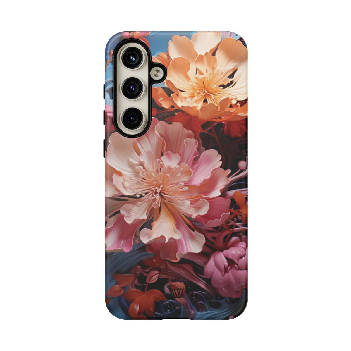 PAINT SWIRL FLOWERS | Tough Phone Case - Image 101