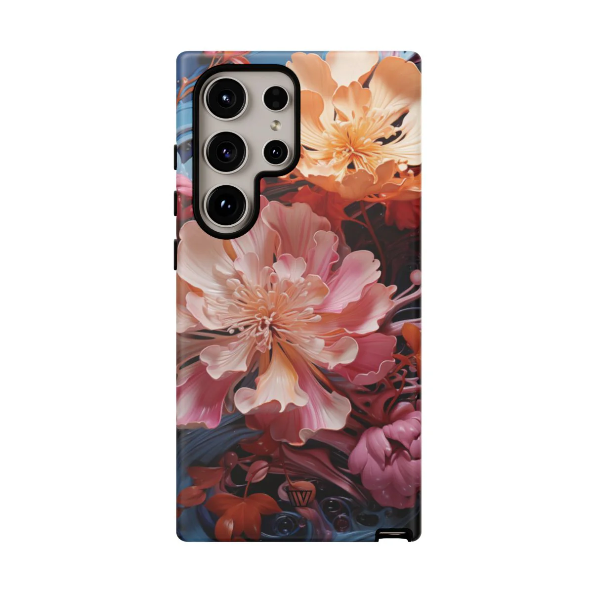 PAINT SWIRL FLOWERS | Tough Phone Case - Image 103