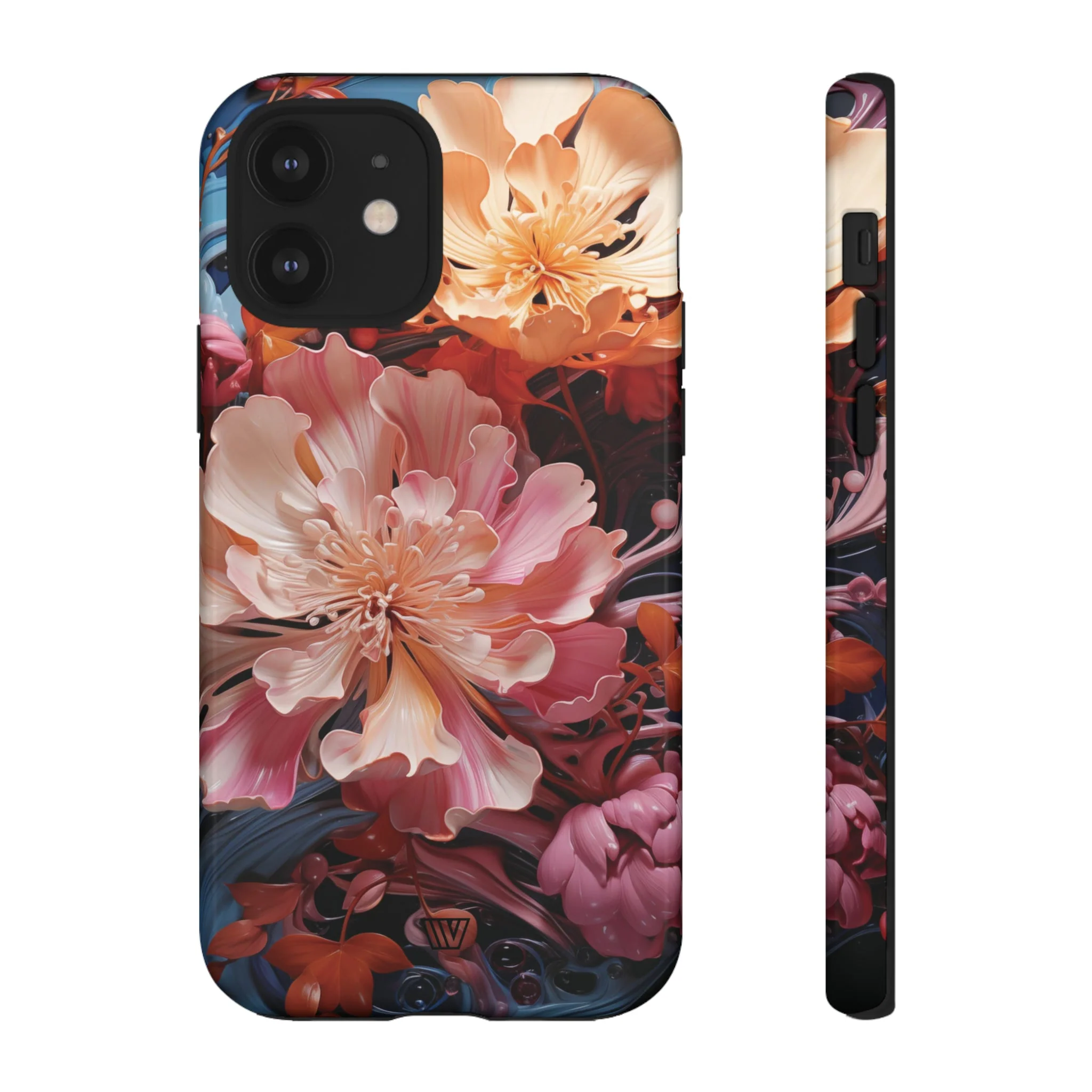 PAINT SWIRL FLOWERS | Tough Phone Case - Image 11