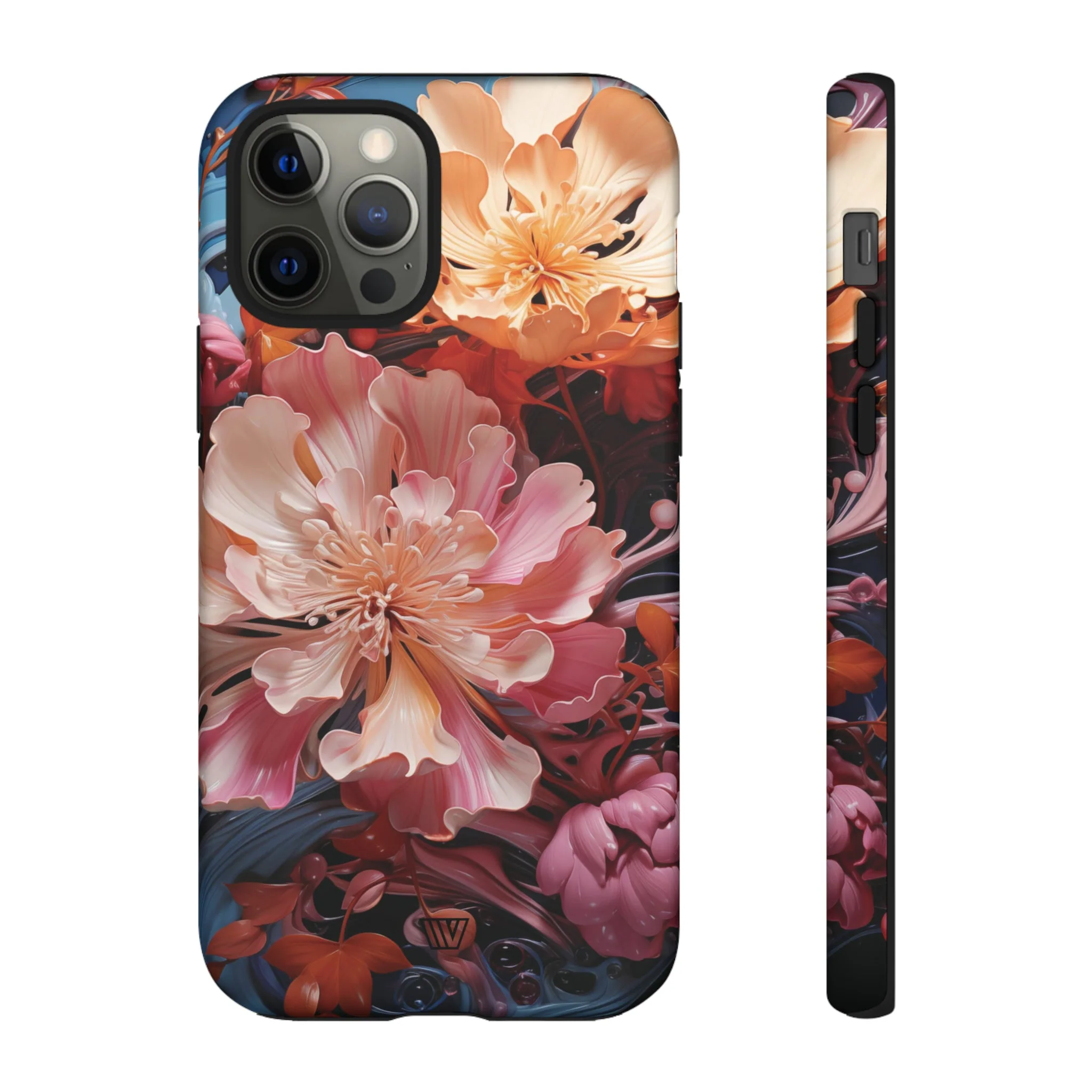 PAINT SWIRL FLOWERS | Tough Phone Case - Image 14