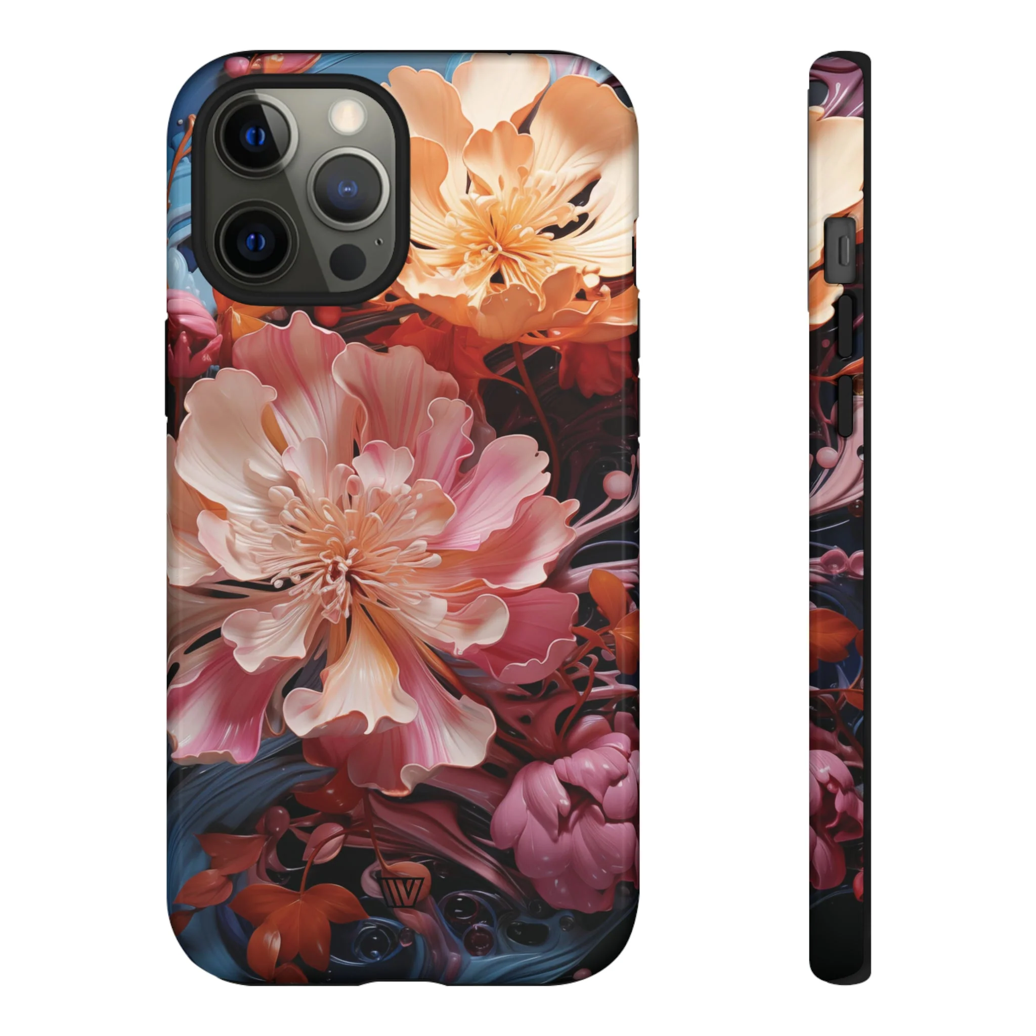 PAINT SWIRL FLOWERS | Tough Phone Case - Image 15