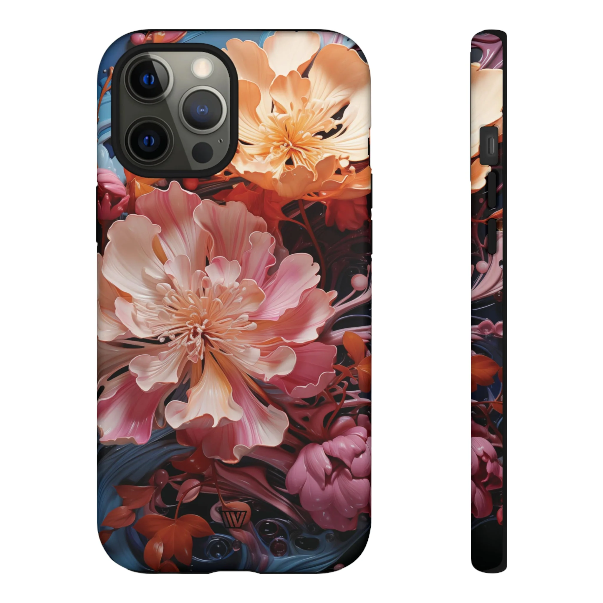 PAINT SWIRL FLOWERS | Tough Phone Case - Image 16