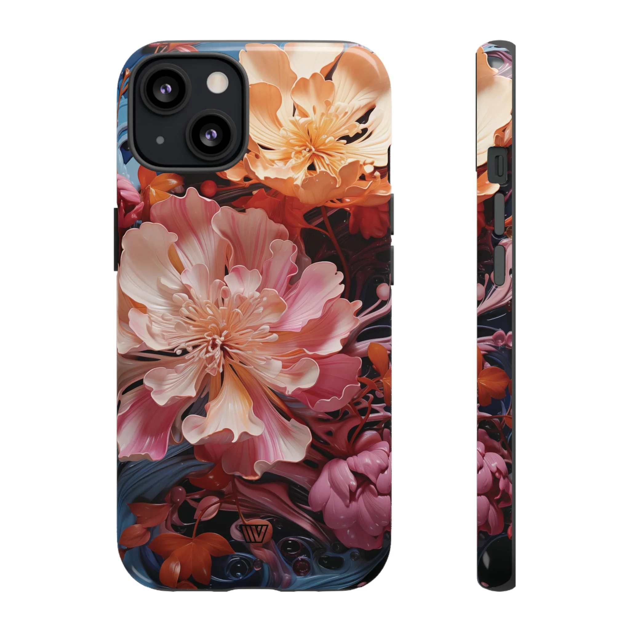PAINT SWIRL FLOWERS | Tough Phone Case - Image 17