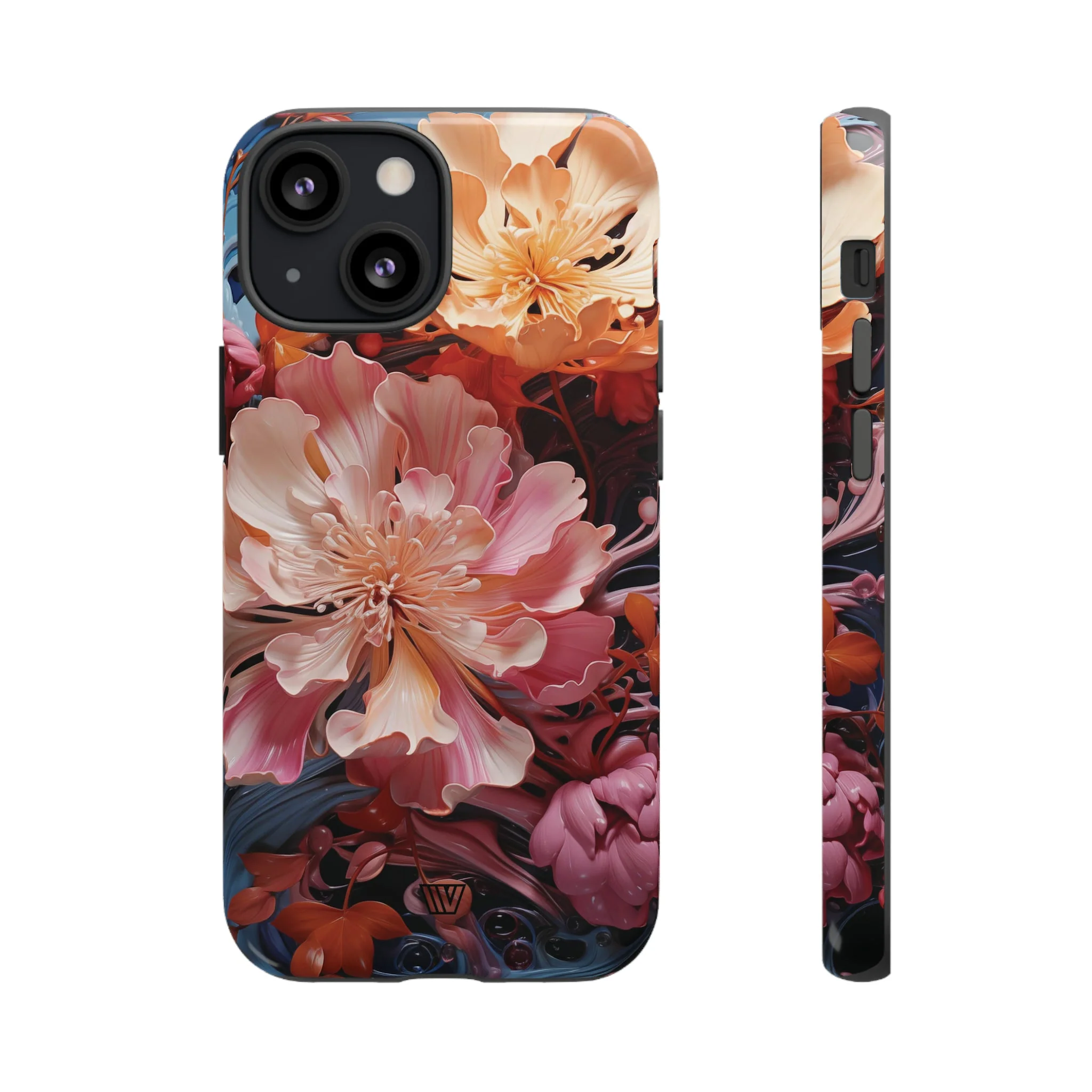 PAINT SWIRL FLOWERS | Tough Phone Case - Image 19