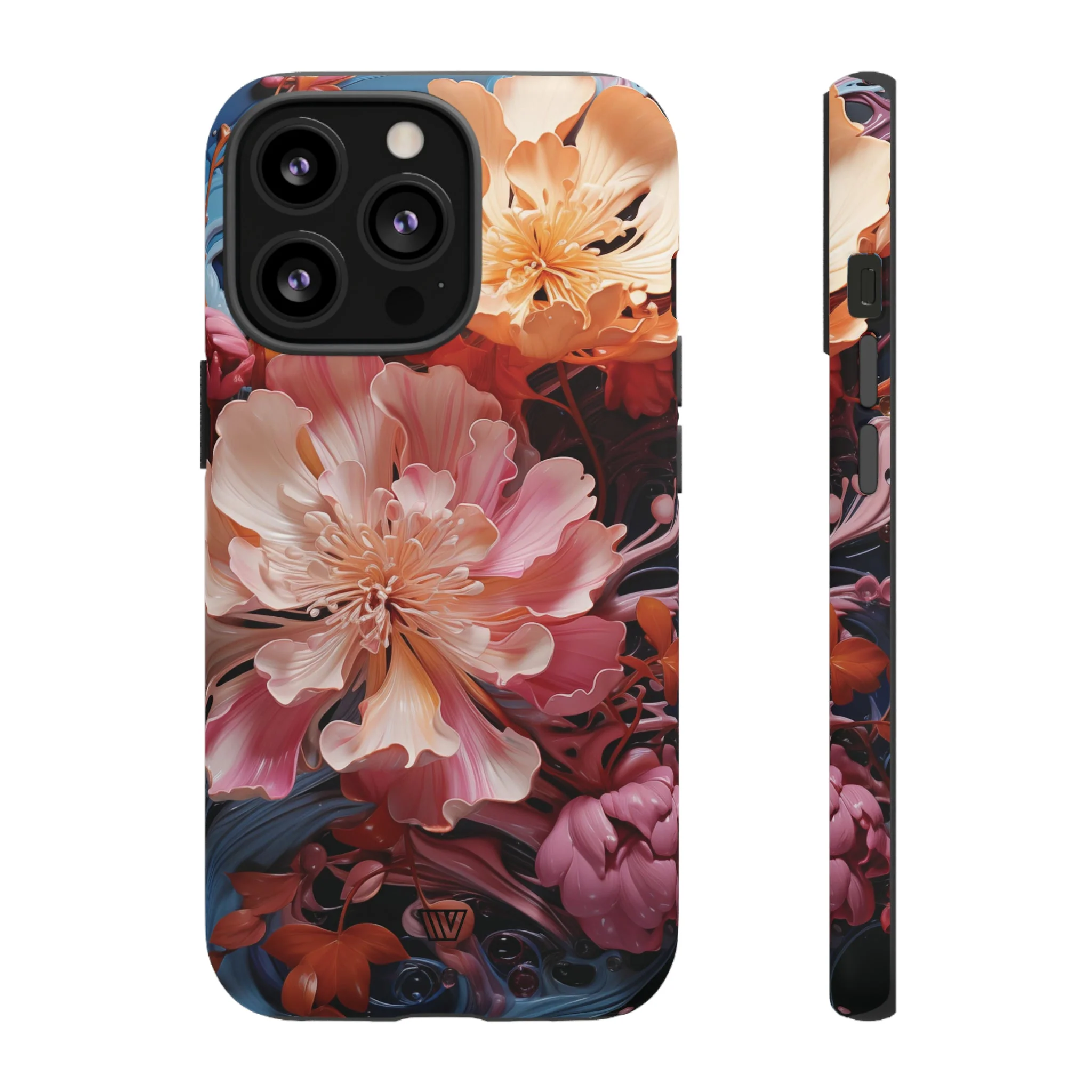 PAINT SWIRL FLOWERS | Tough Phone Case - Image 22