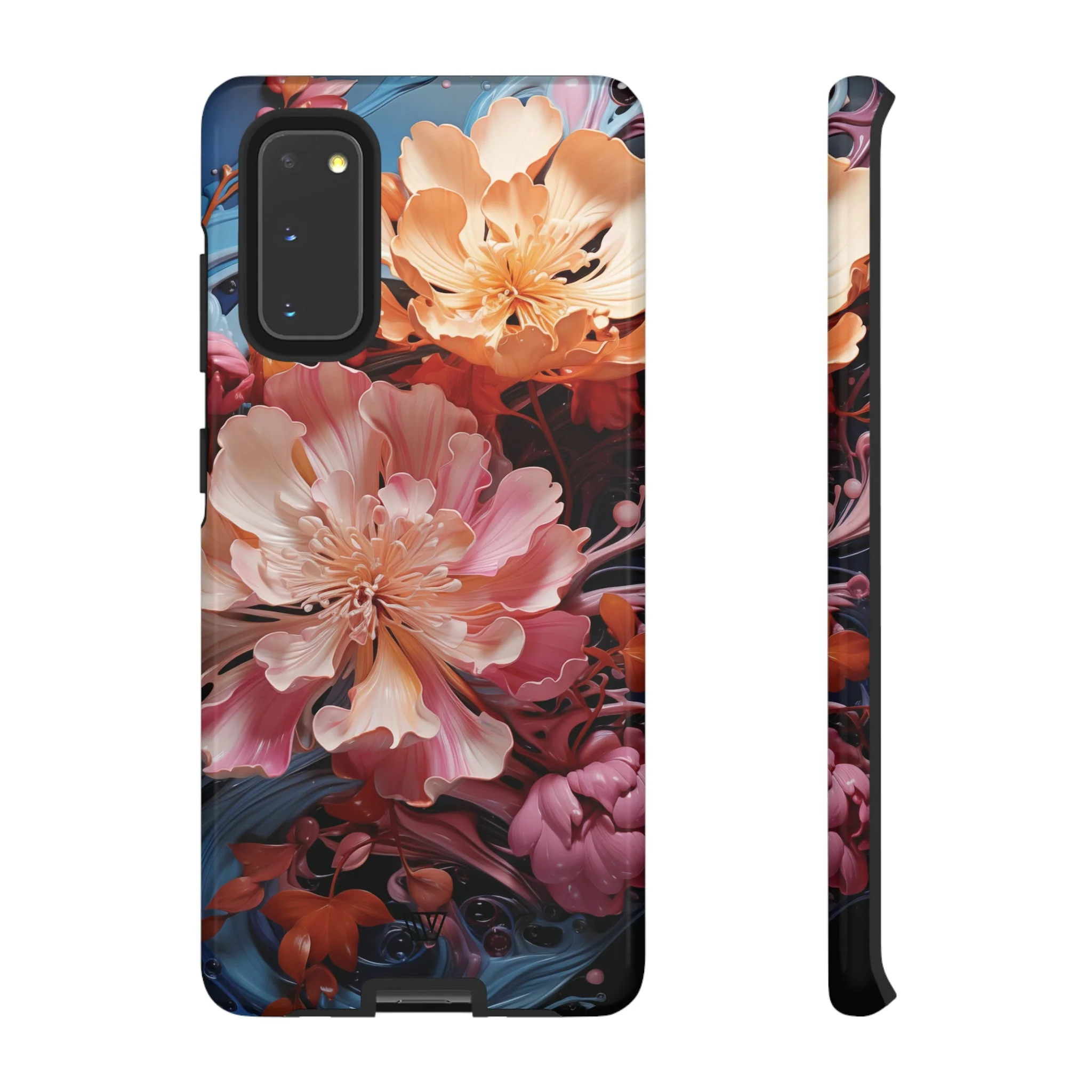 PAINT SWIRL FLOWERS | Tough Phone Case - Image 3