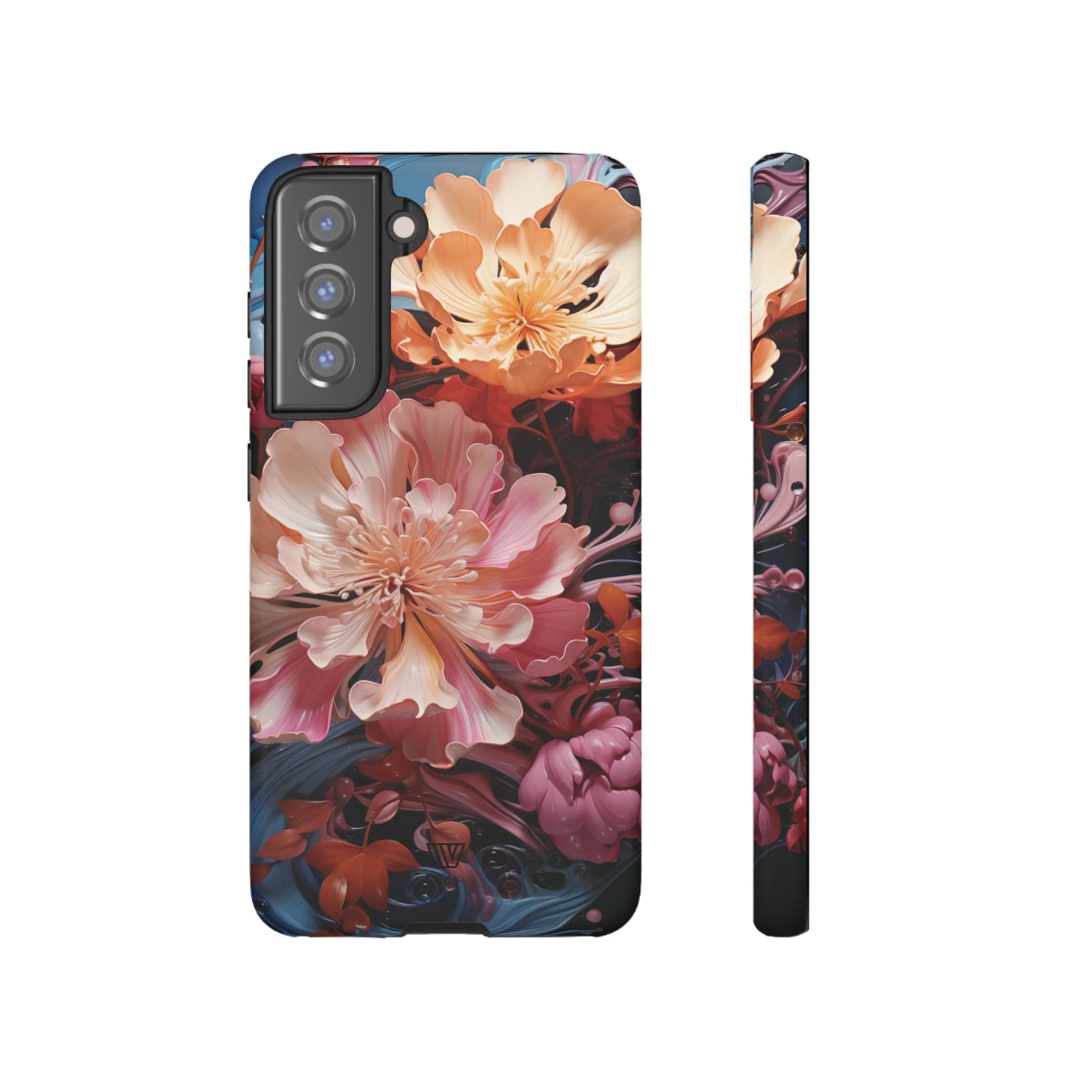PAINT SWIRL FLOWERS | Tough Phone Case - Image 34