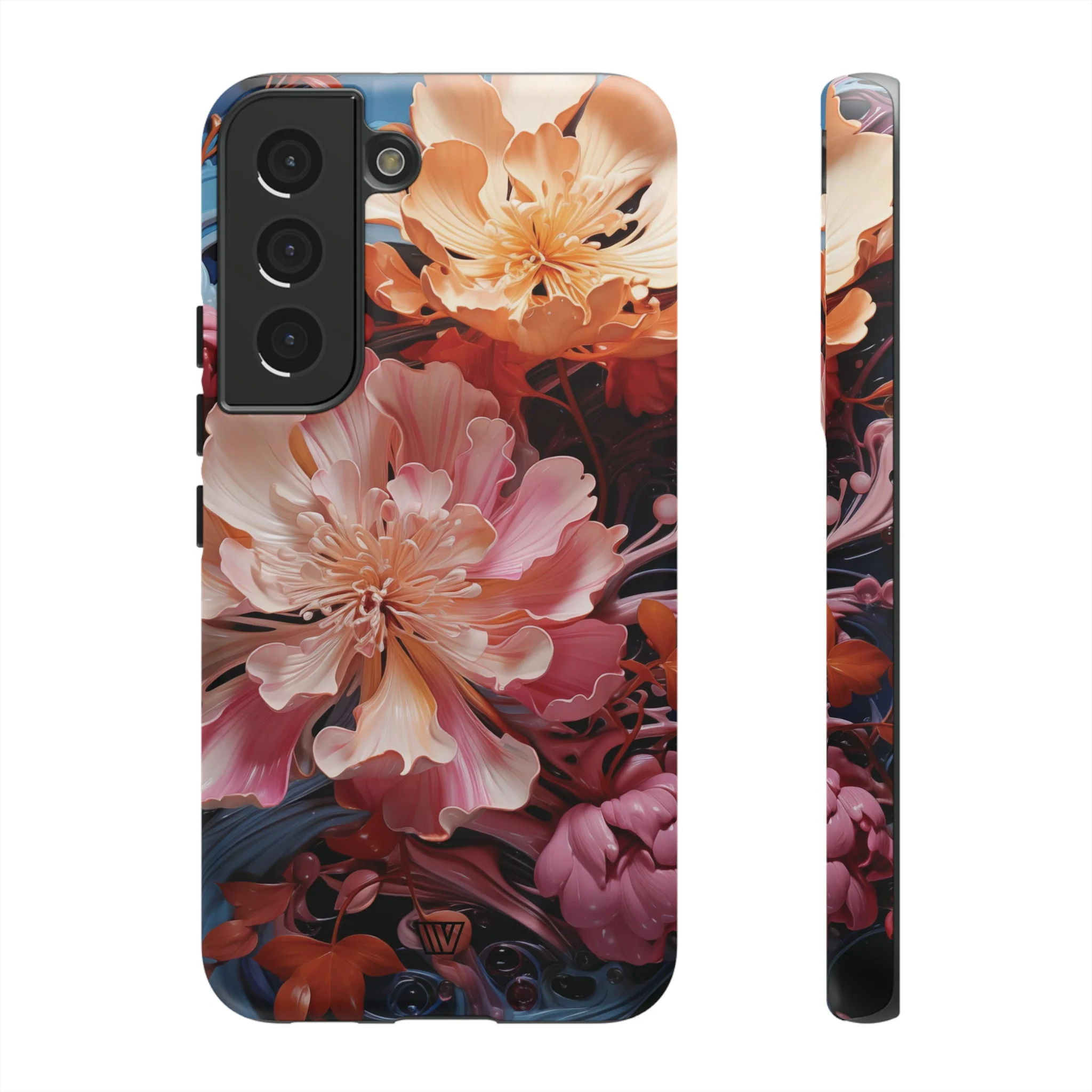 PAINT SWIRL FLOWERS | Tough Phone Case - Image 36