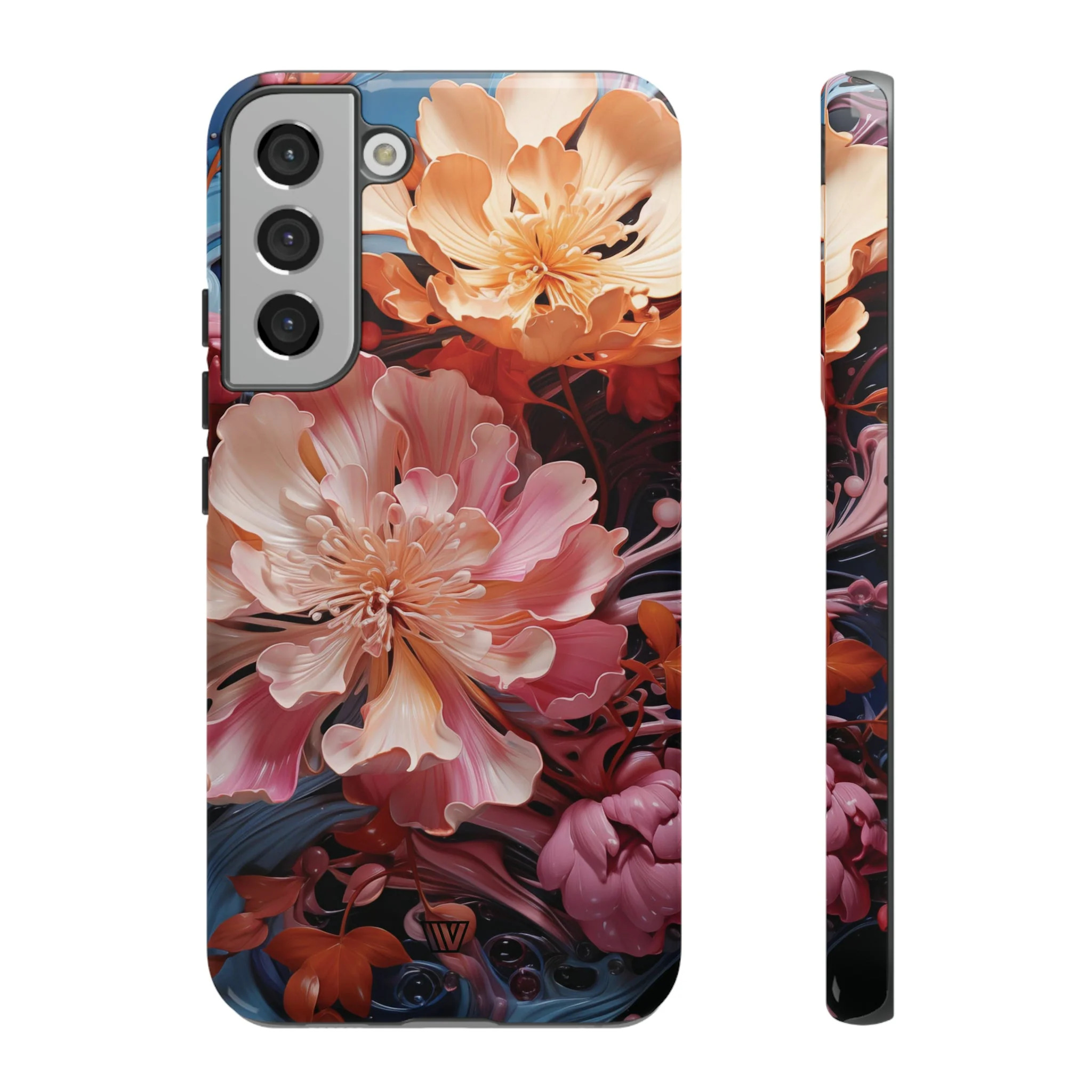 PAINT SWIRL FLOWERS | Tough Phone Case - Image 37