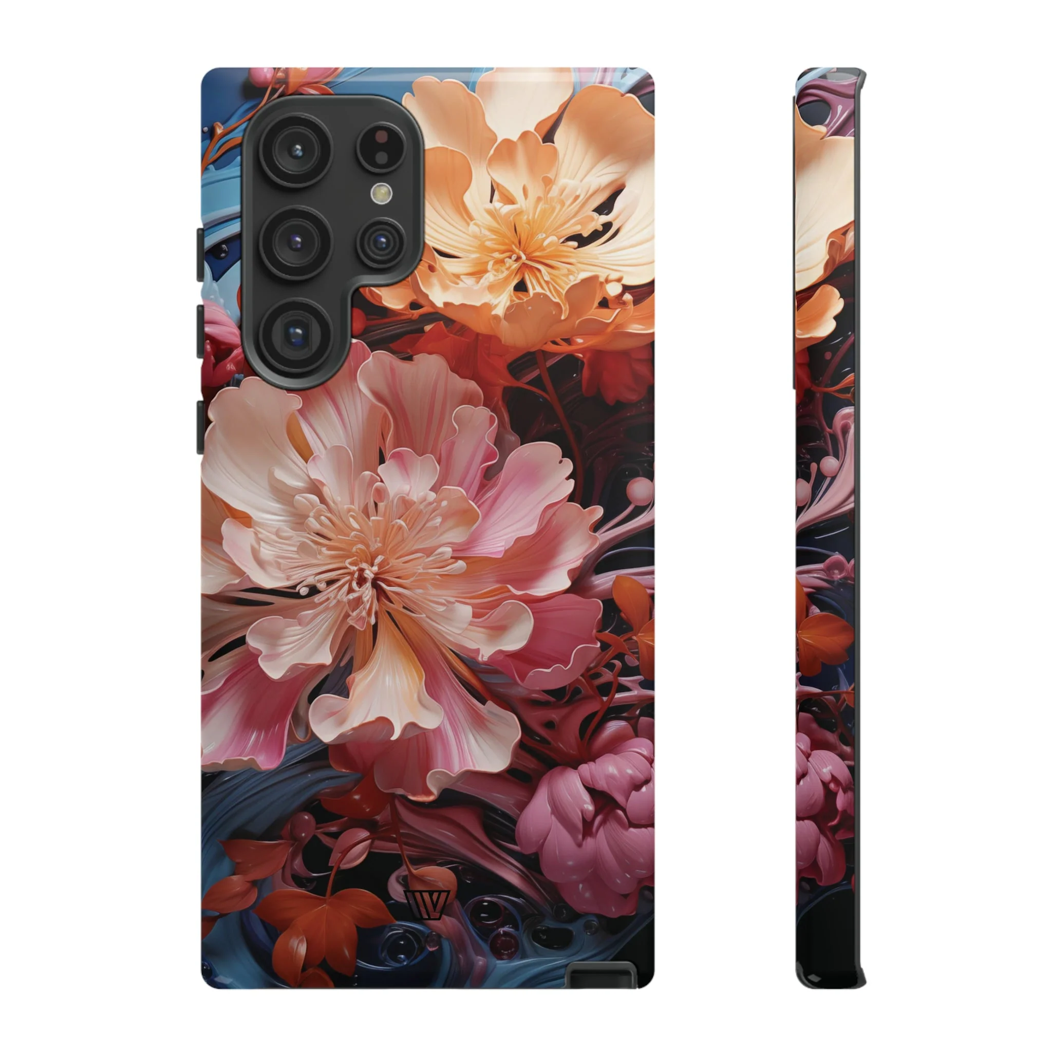PAINT SWIRL FLOWERS | Tough Phone Case - Image 39