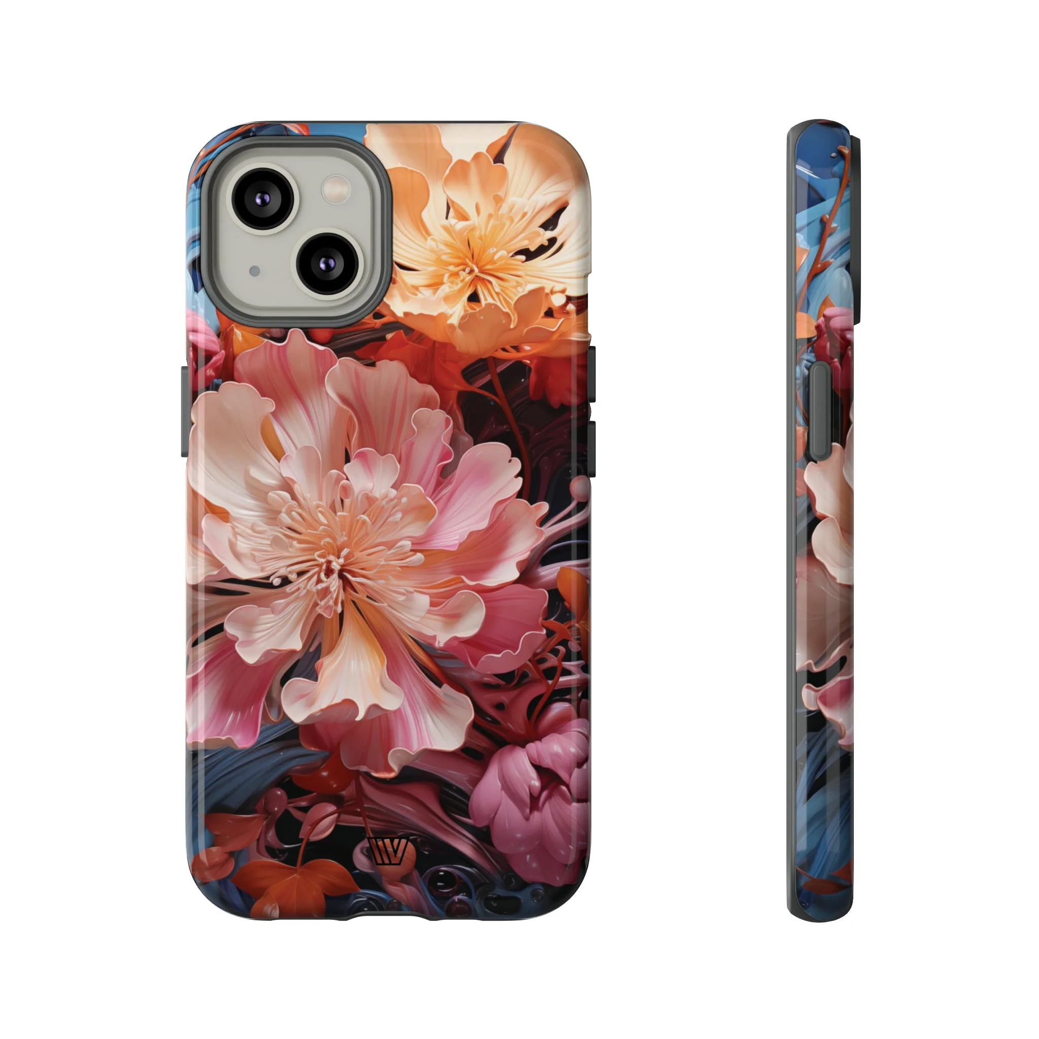 PAINT SWIRL FLOWERS | Tough Phone Case - Image 41