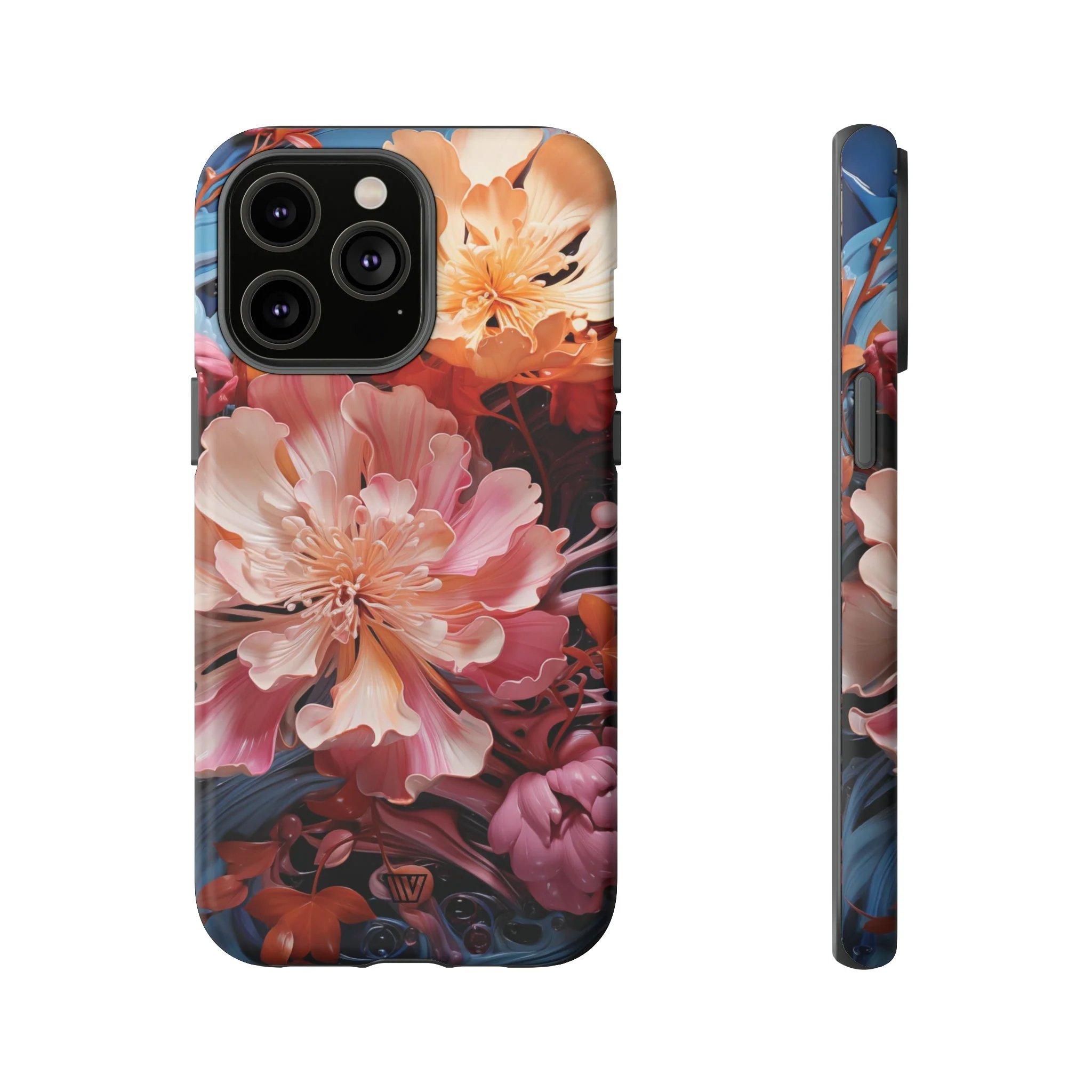PAINT SWIRL FLOWERS | Tough Phone Case - Image 48