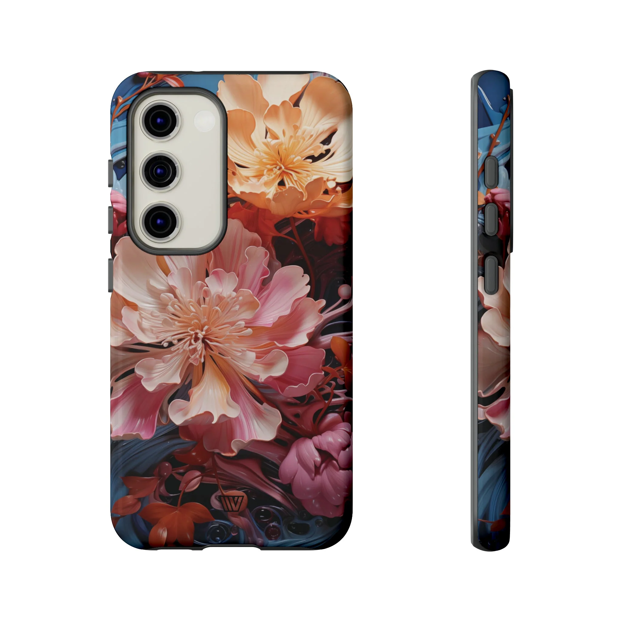 PAINT SWIRL FLOWERS | Tough Phone Case - Image 49