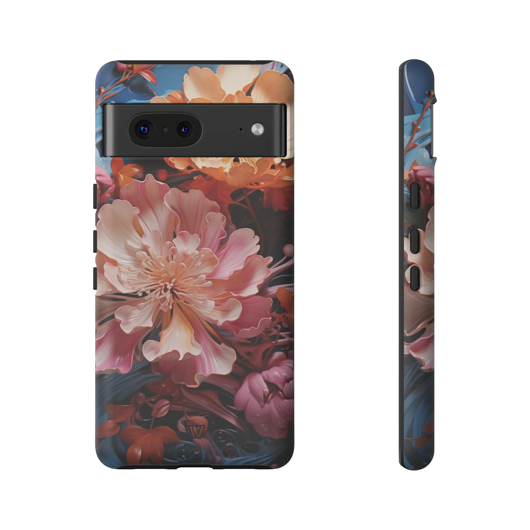 PAINT SWIRL FLOWERS | Tough Phone Case - Image 56