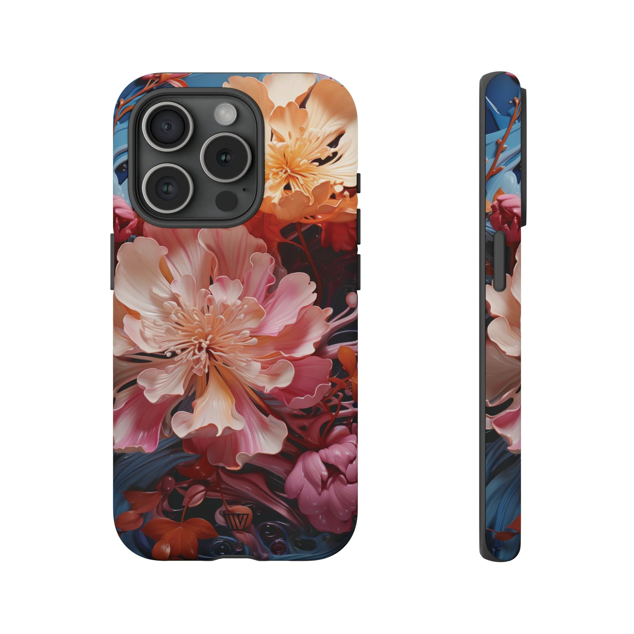 PAINT SWIRL FLOWERS | Tough Phone Case - Image 61